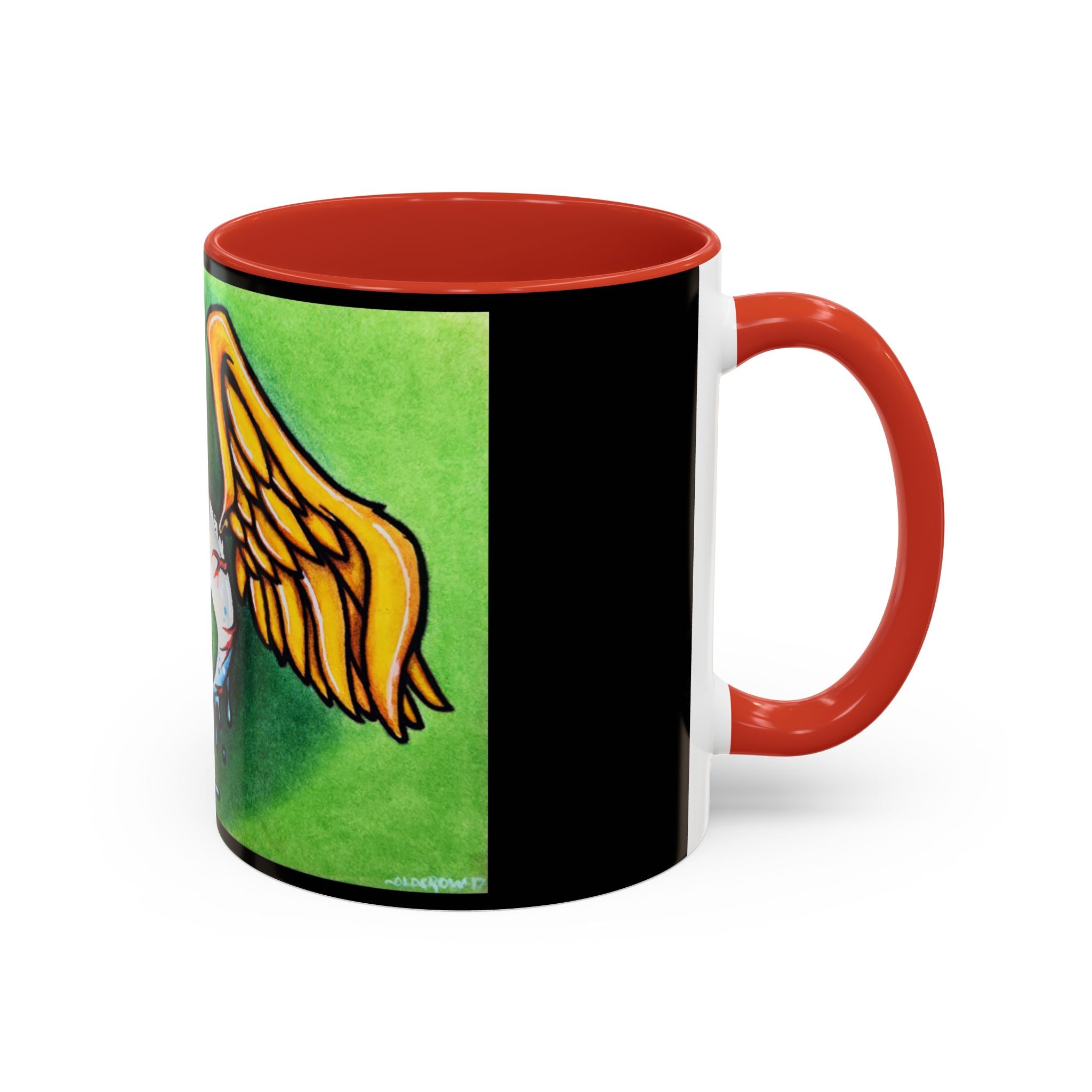 28 Whimsical Gothic Winged Eye Coffee Mug