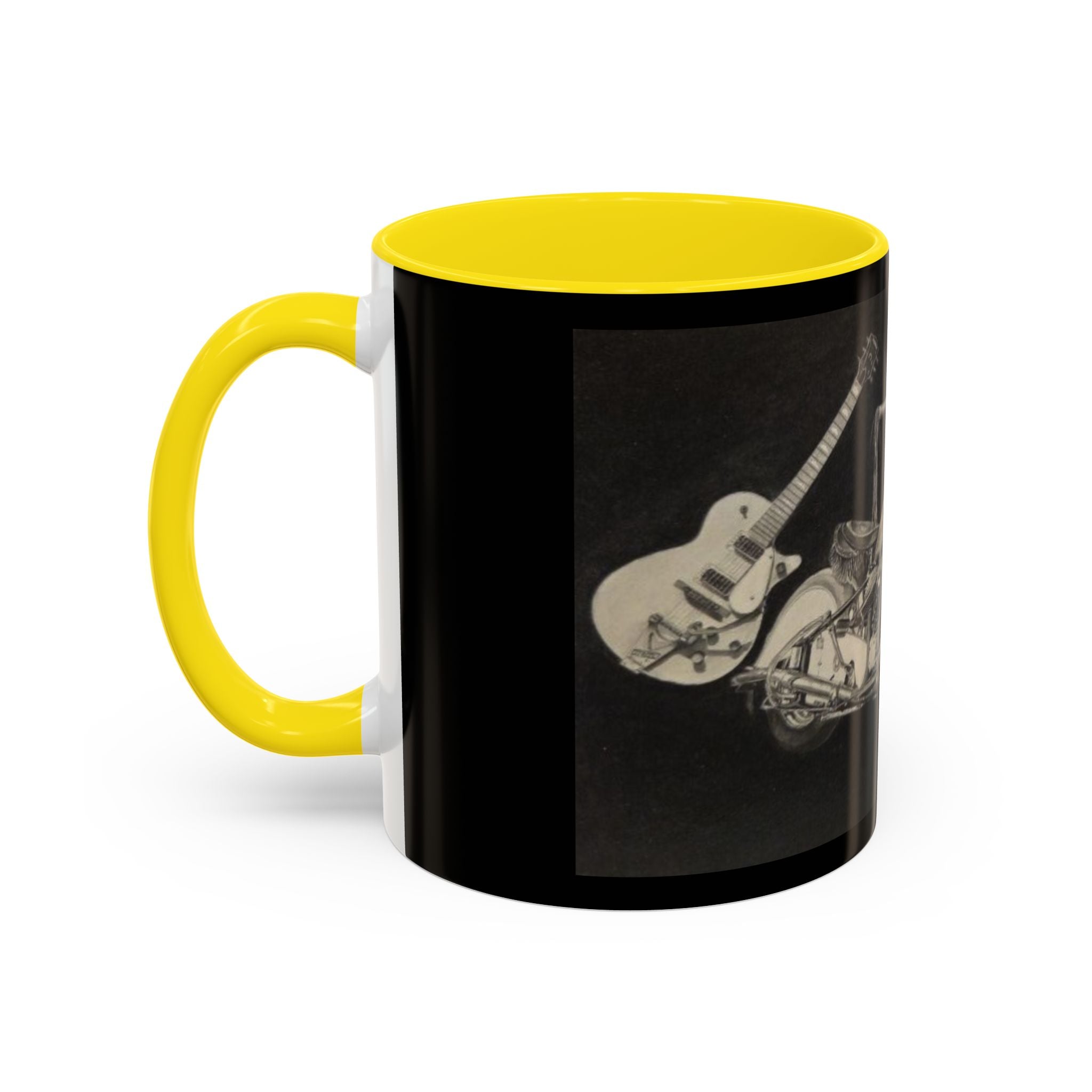 15 Vintage Motorcycle & Guitar Coffee Mug