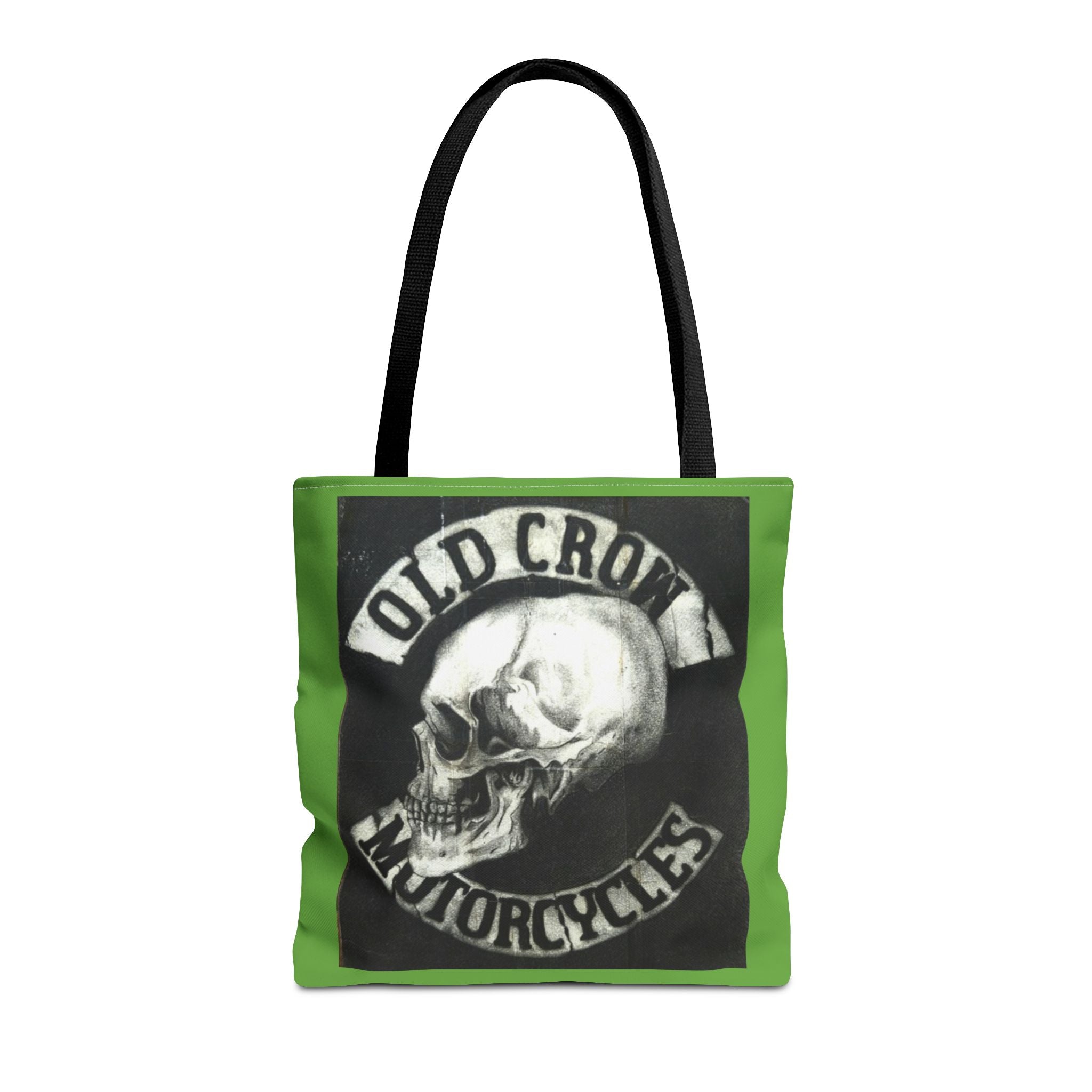 Old Crow Motorcycles Skull Emblem Tote Bag