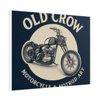 Old Crow Rolled Poster, Retro Wall Decor