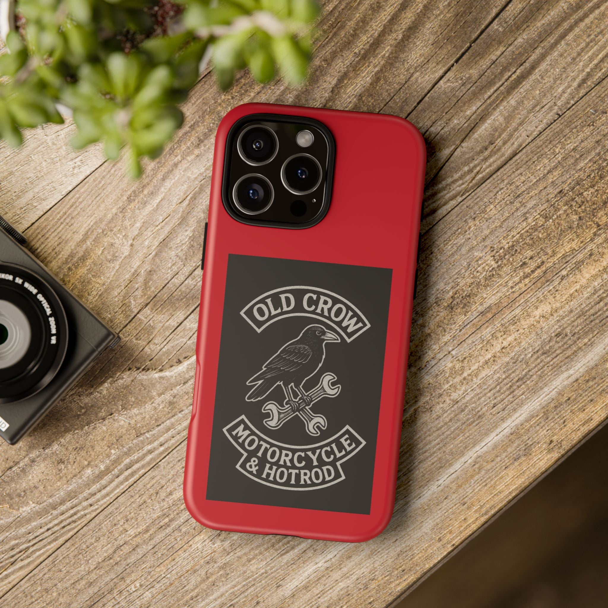 Old Crow Garage Retro Hotrod Rider Cases