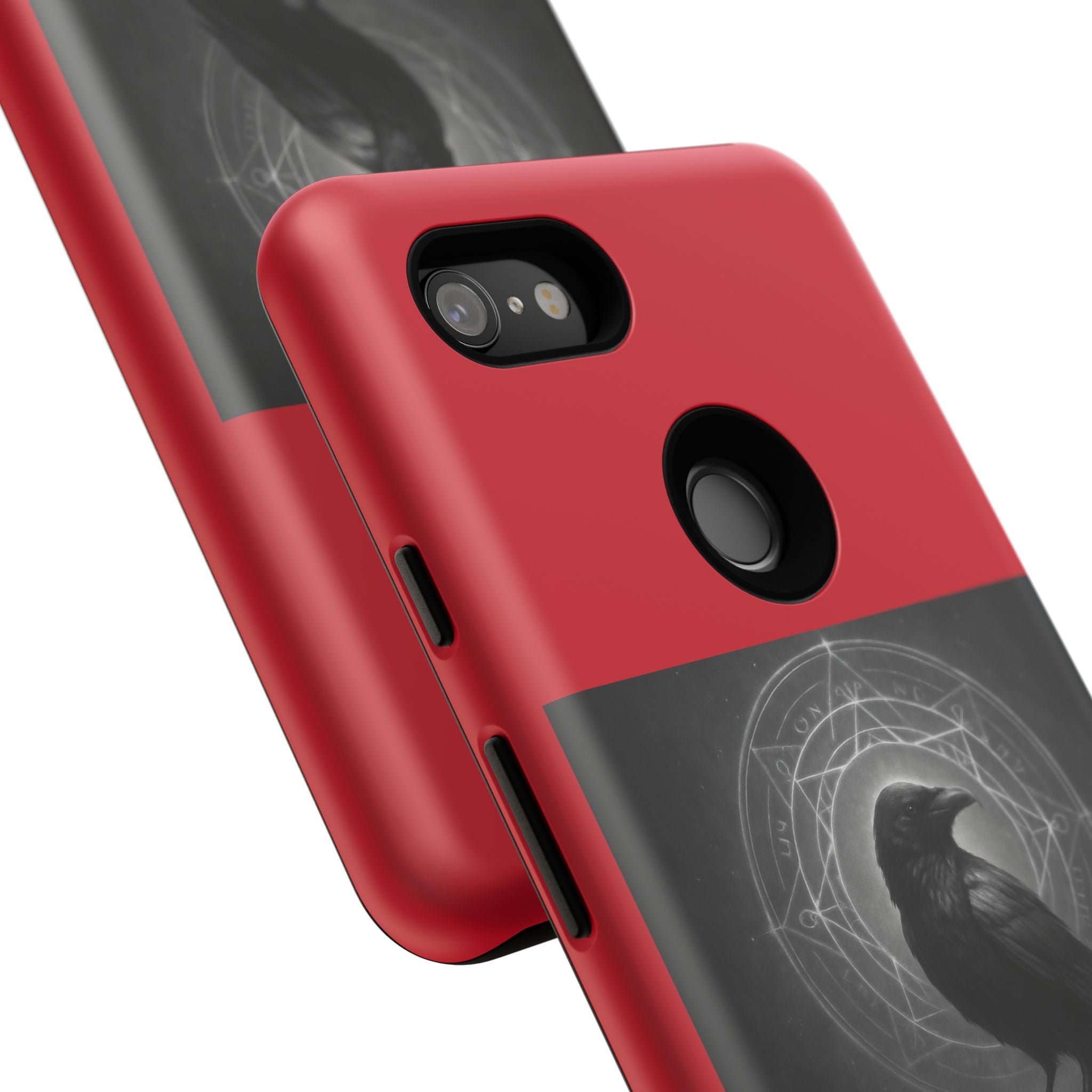 Occult Raven Sigil & Skull Art Cases