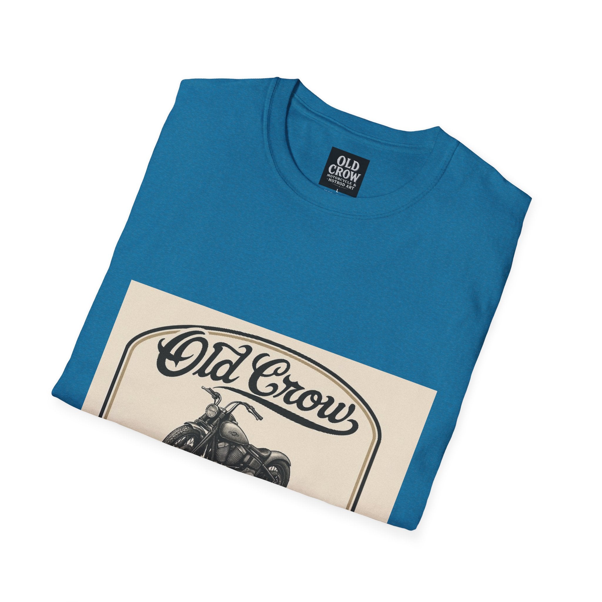 Retro Biker Life Old Crow Shop Sign T-Shirt