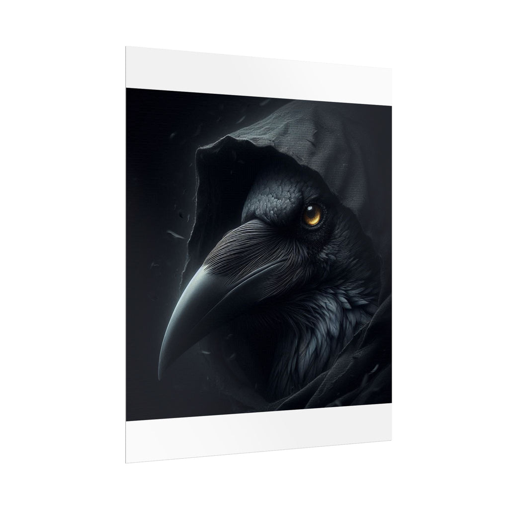 Dark Raven Hooded Rolled Poster