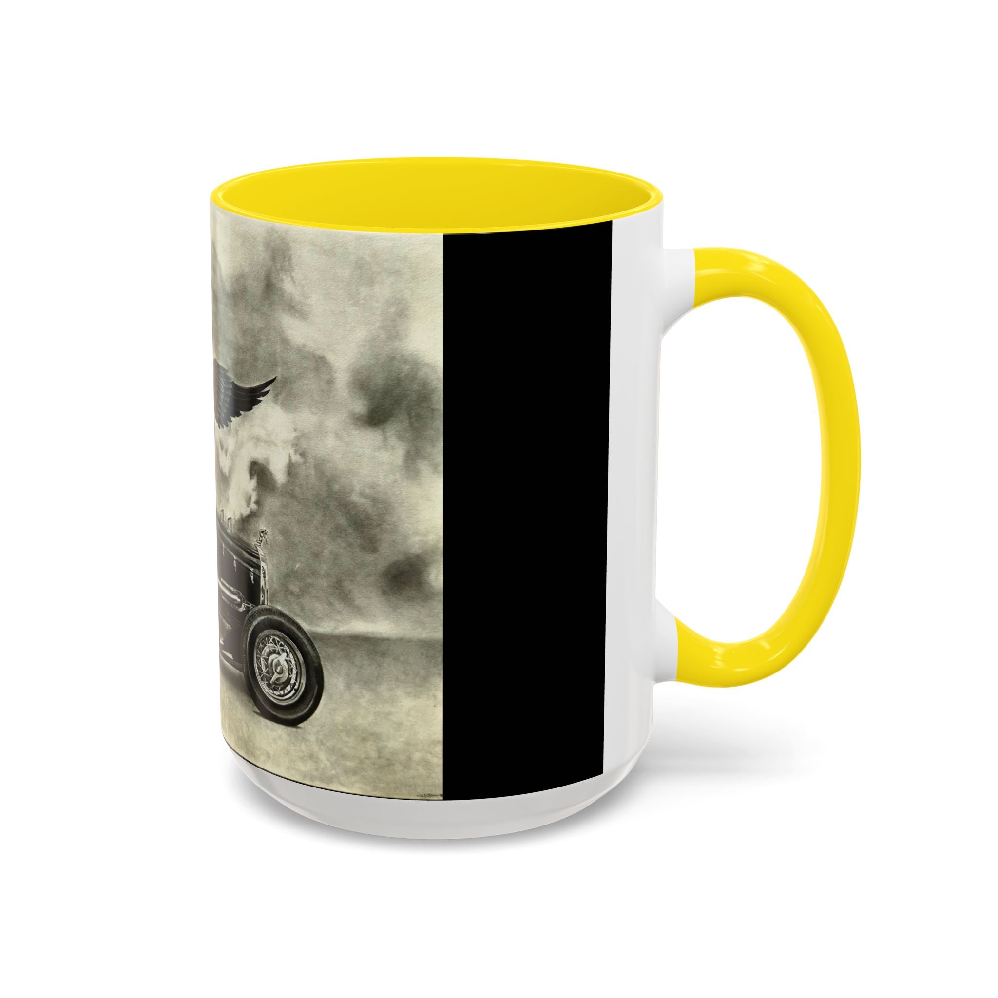 8 Vintage Racing Accent Coffee Mug