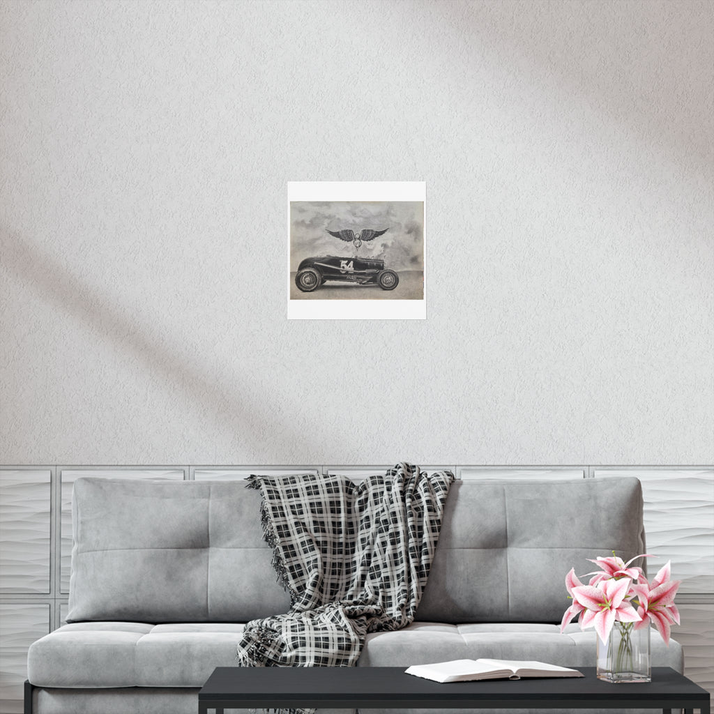 Old Crow: Speed, Steel & Spirit Art Print