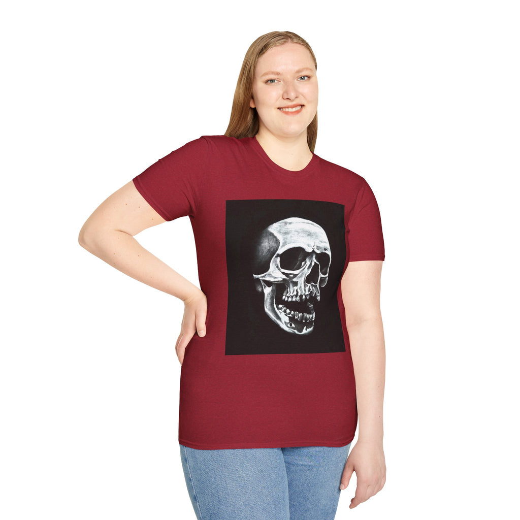 Skull of Shadows Softstyle T-Shirt, classic skull