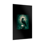 Mystical Raven Art Poster | Dark Aesthetic Wall Decor for Home