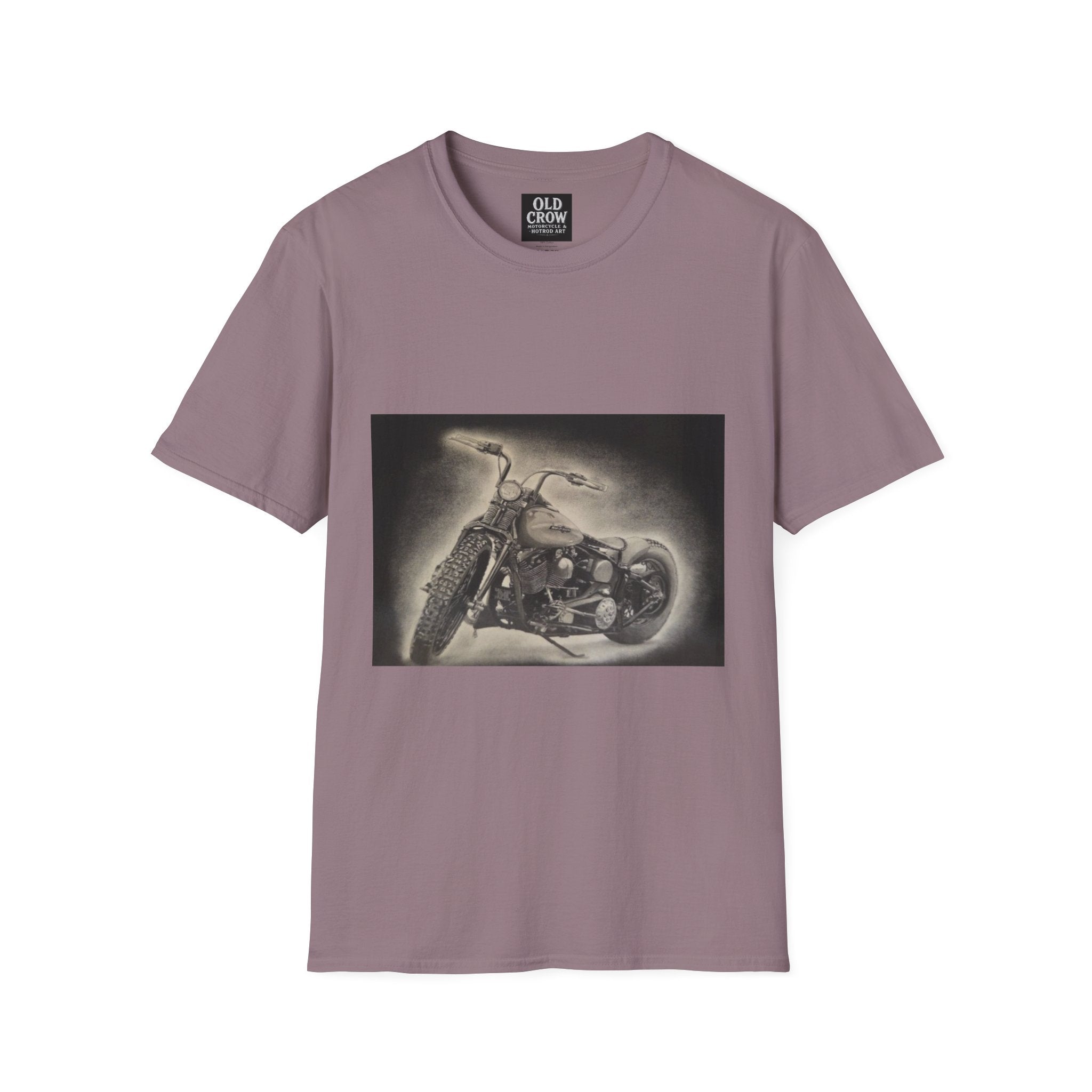 Custom Bobber Bike Canvas T-Shirt