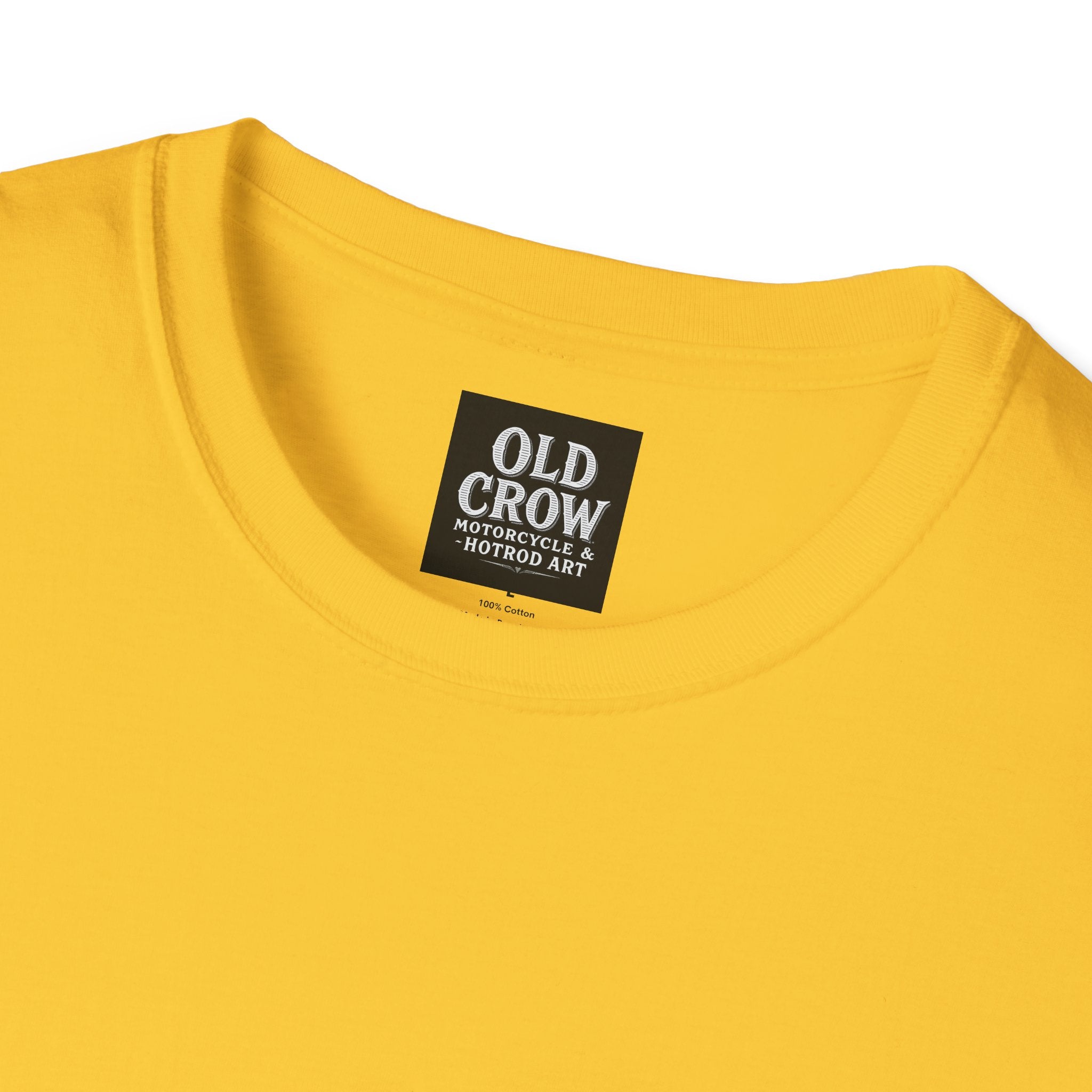Retro Biker Life Old Crow Shop Sign T-Shirt