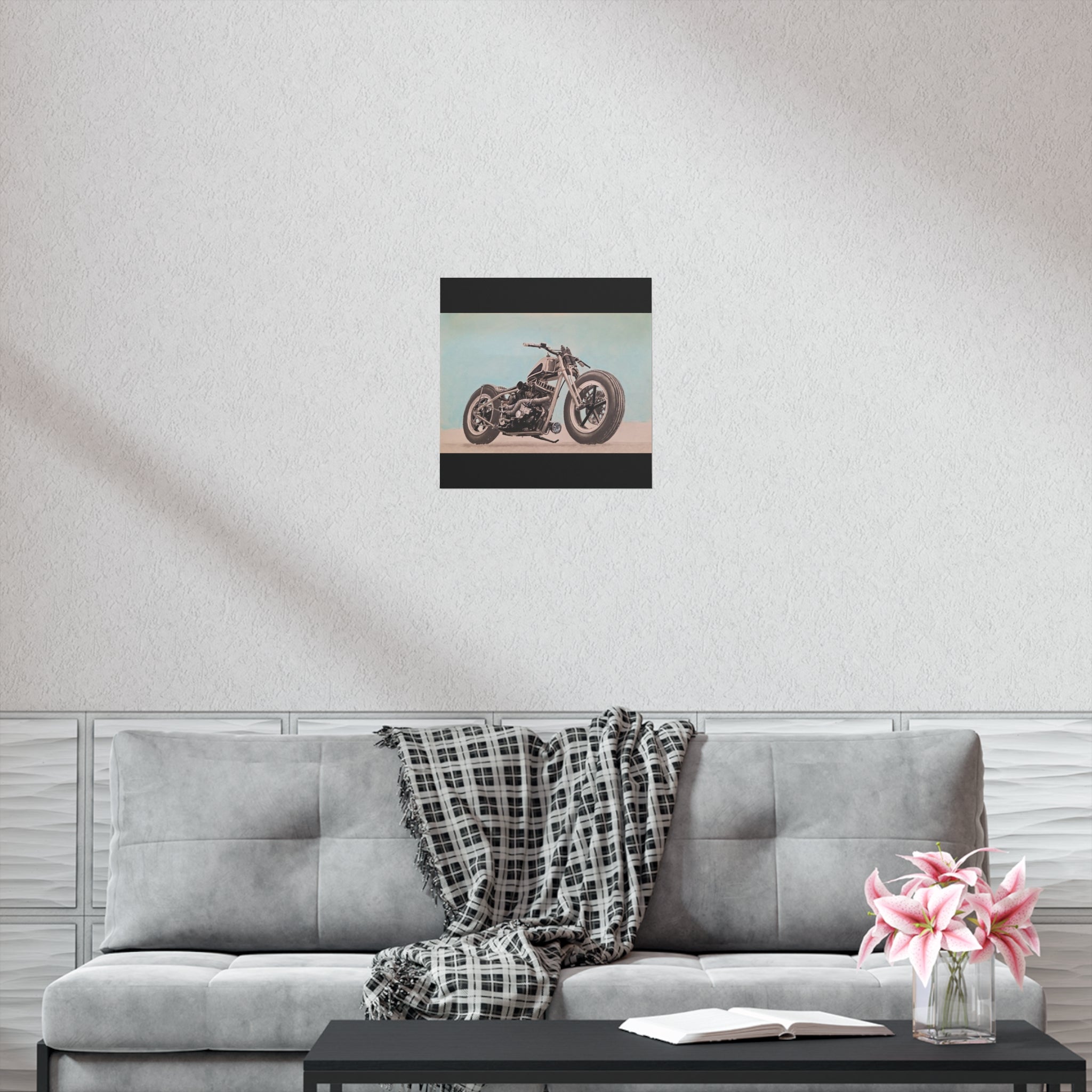 Chopper Soul, Open Sky Motorcycle Art Print