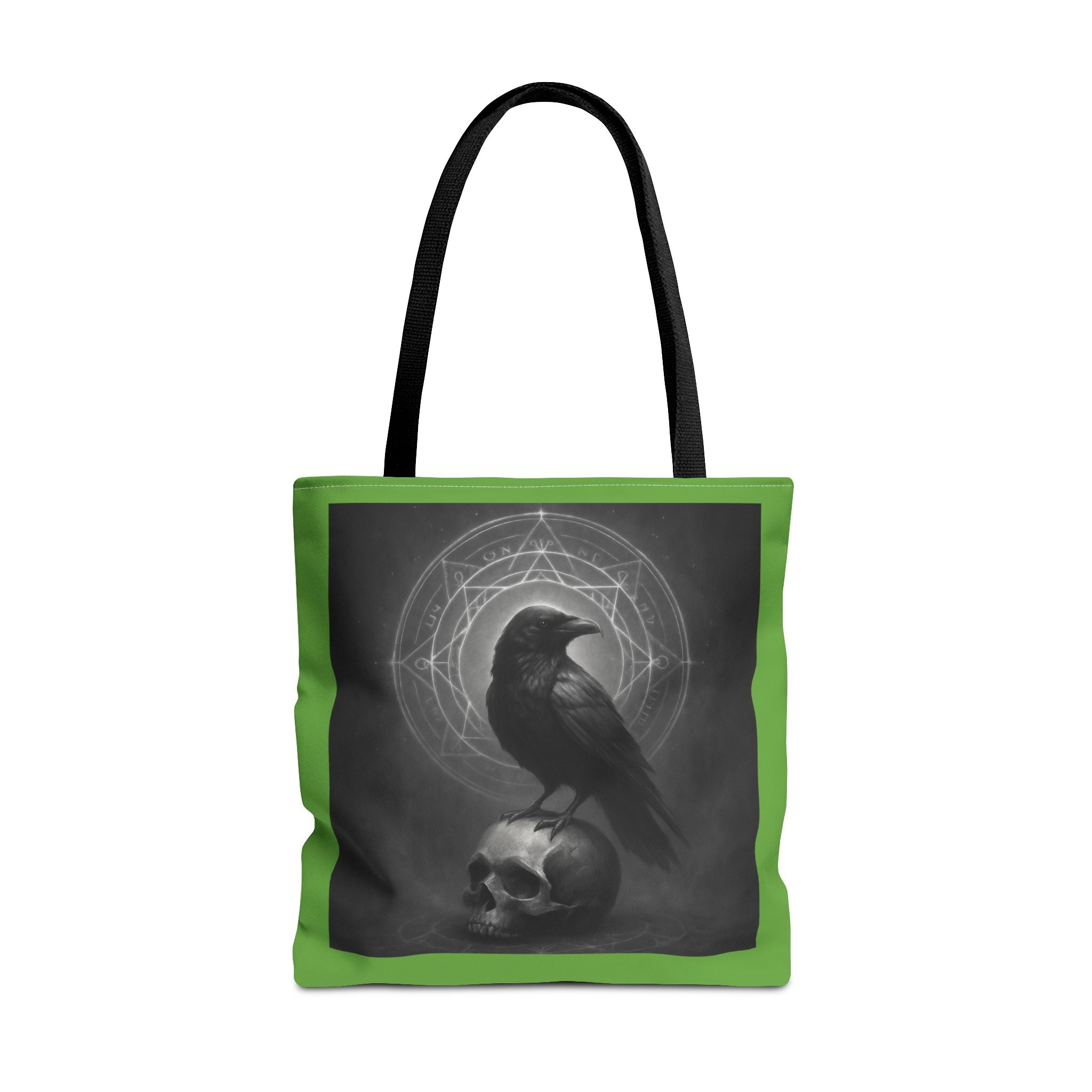 Black Raven & Skull Magic  Tote Bag