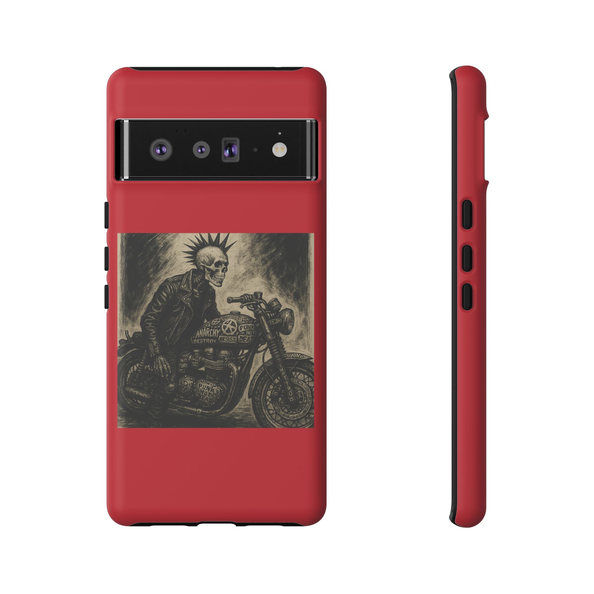 Gothic Punk Biker Skeleton Cases