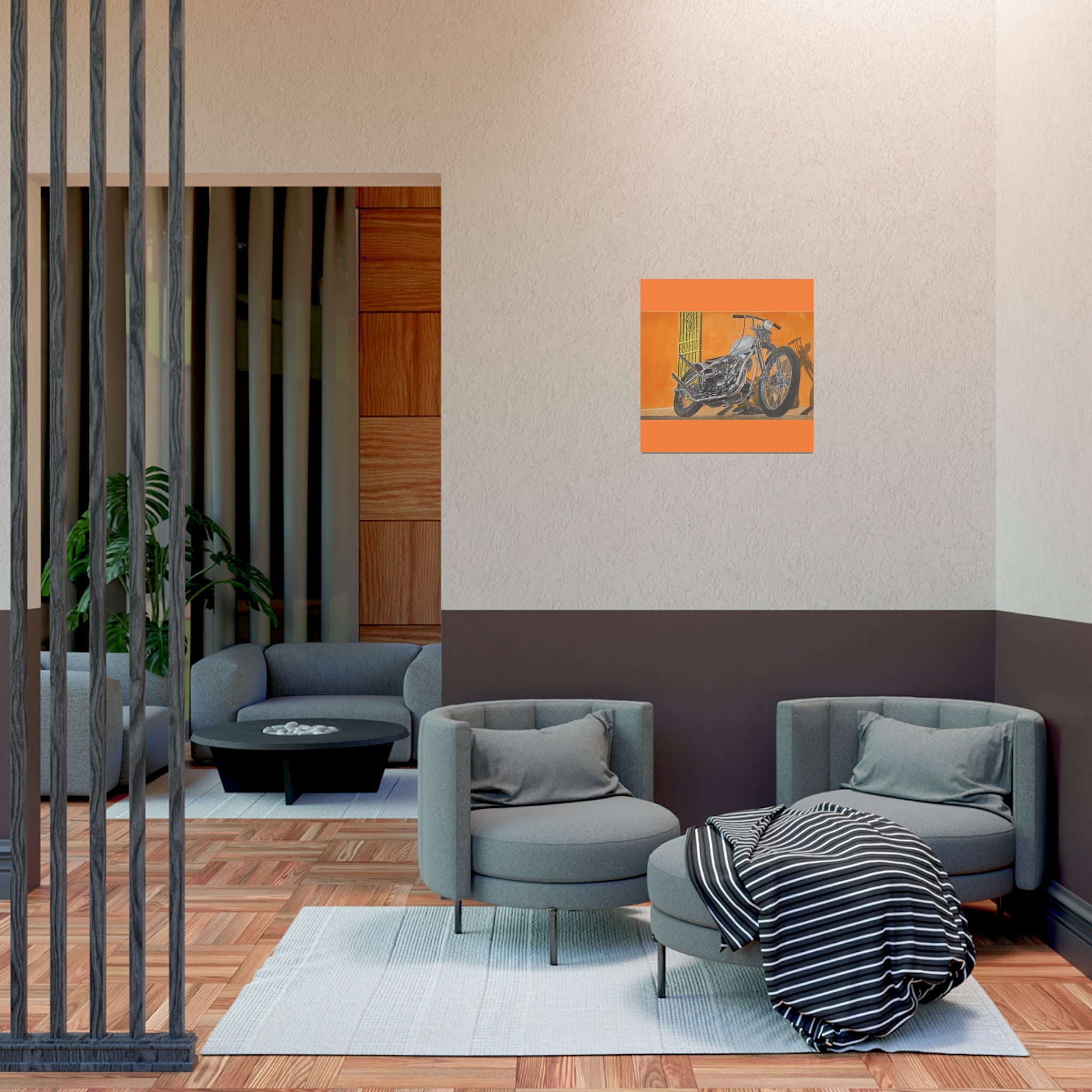 Steel Shadows  Art Print