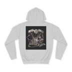 Old Crow Motorcycle & Hotrod College Hoodie