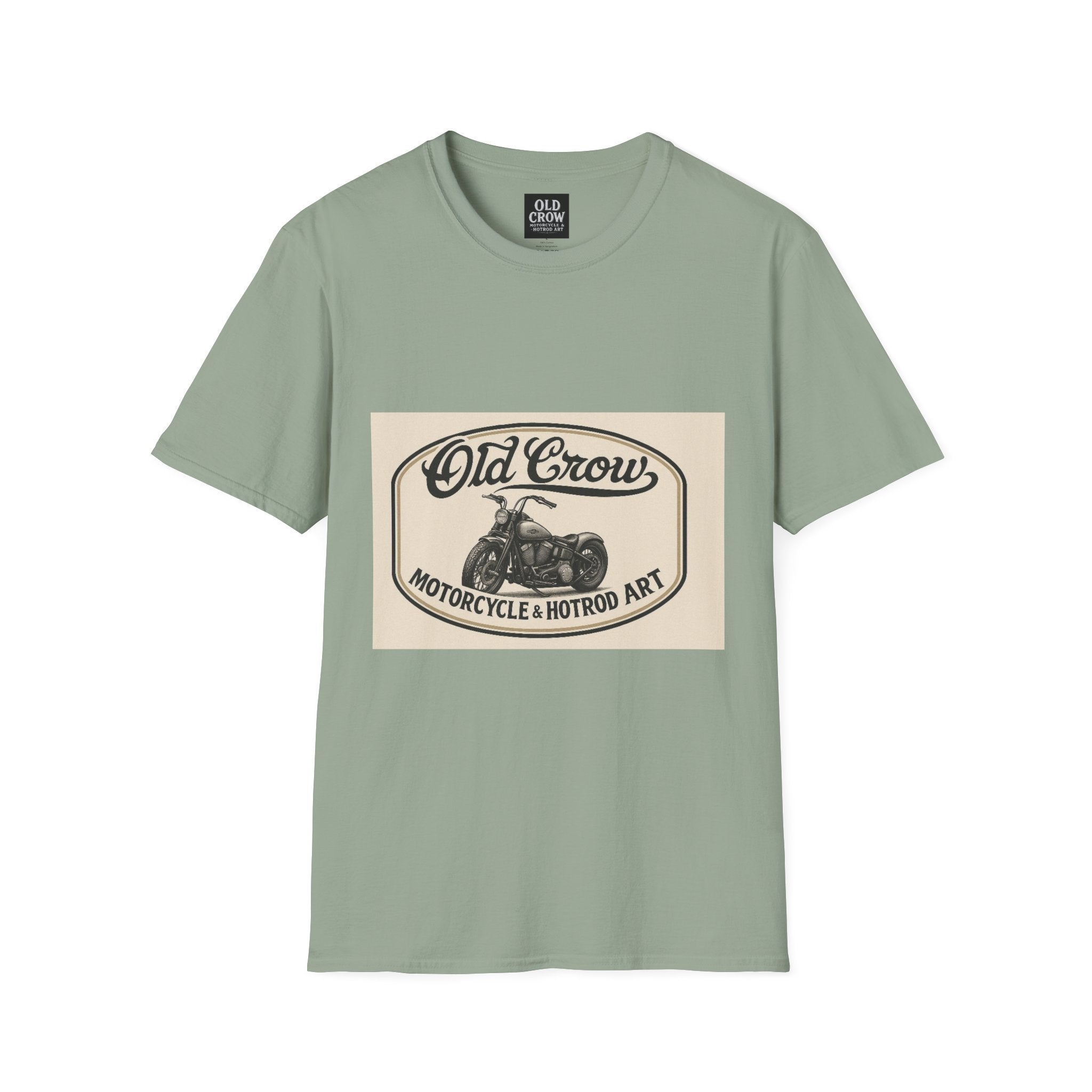 Retro Biker Life Old Crow Shop Sign T-Shirt