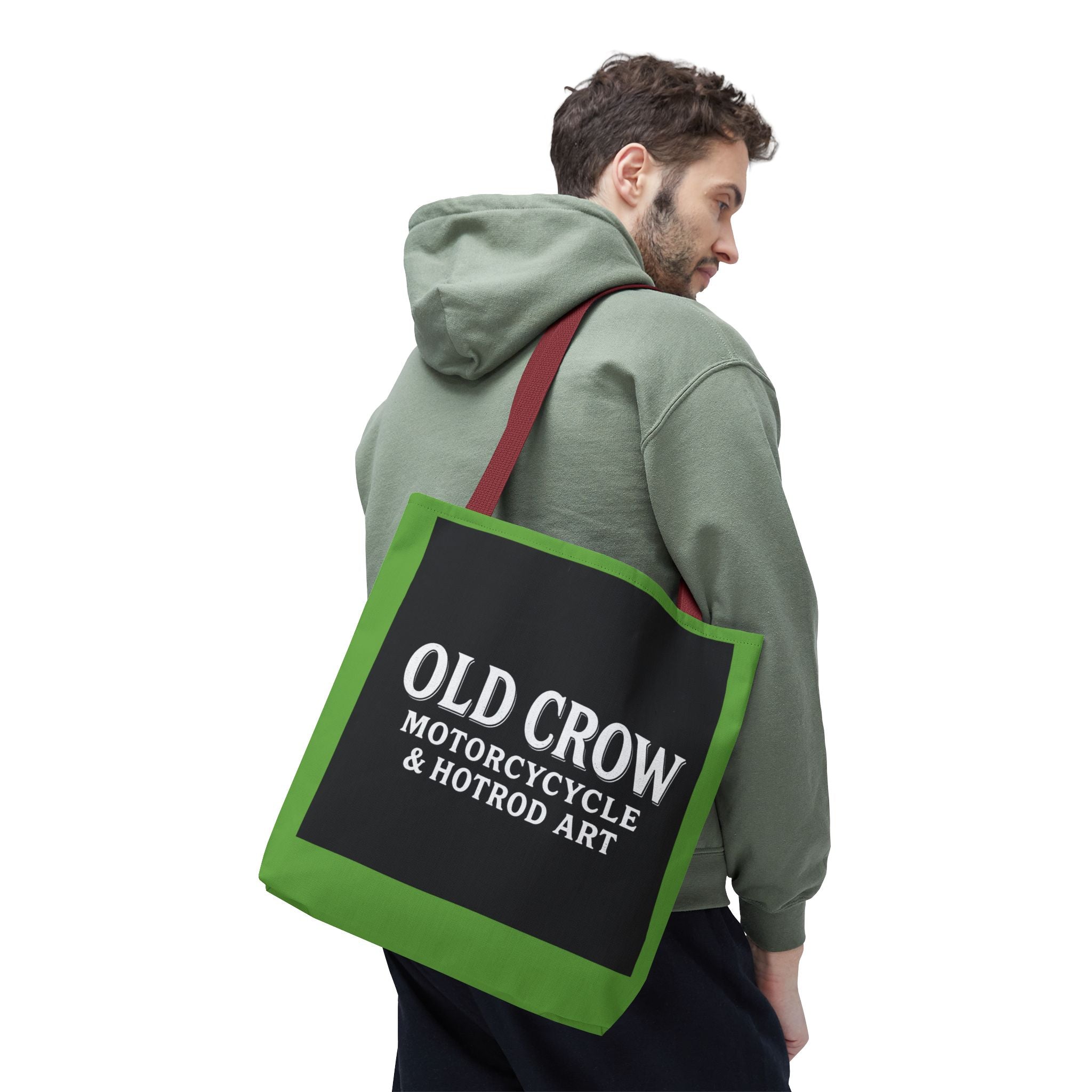 Old Crow Motorcycle & Hotrod Tote Bag
