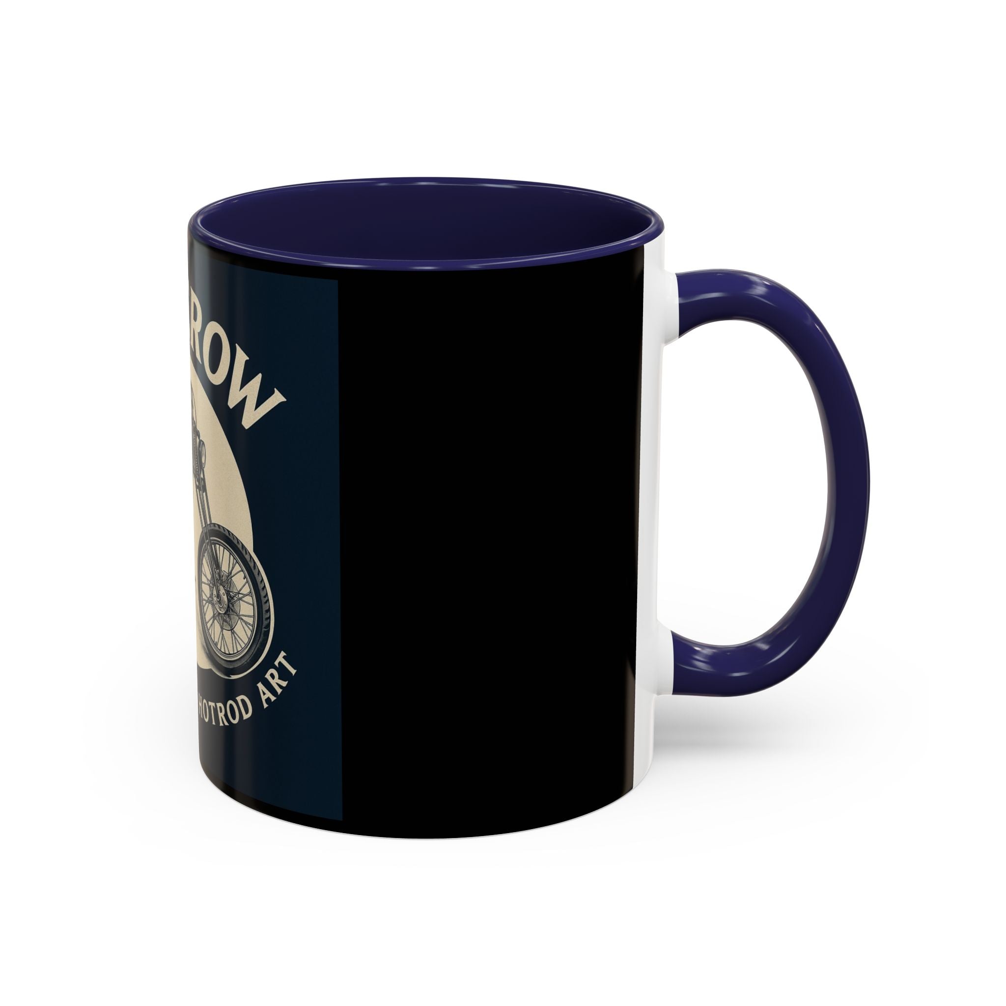 4 Old Crow Motorcycle Art Coffee Mug