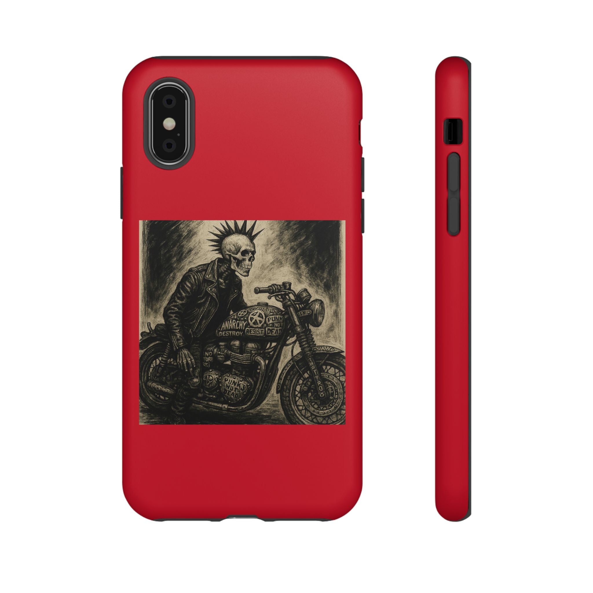 Gothic Punk Biker Skeleton Cases
