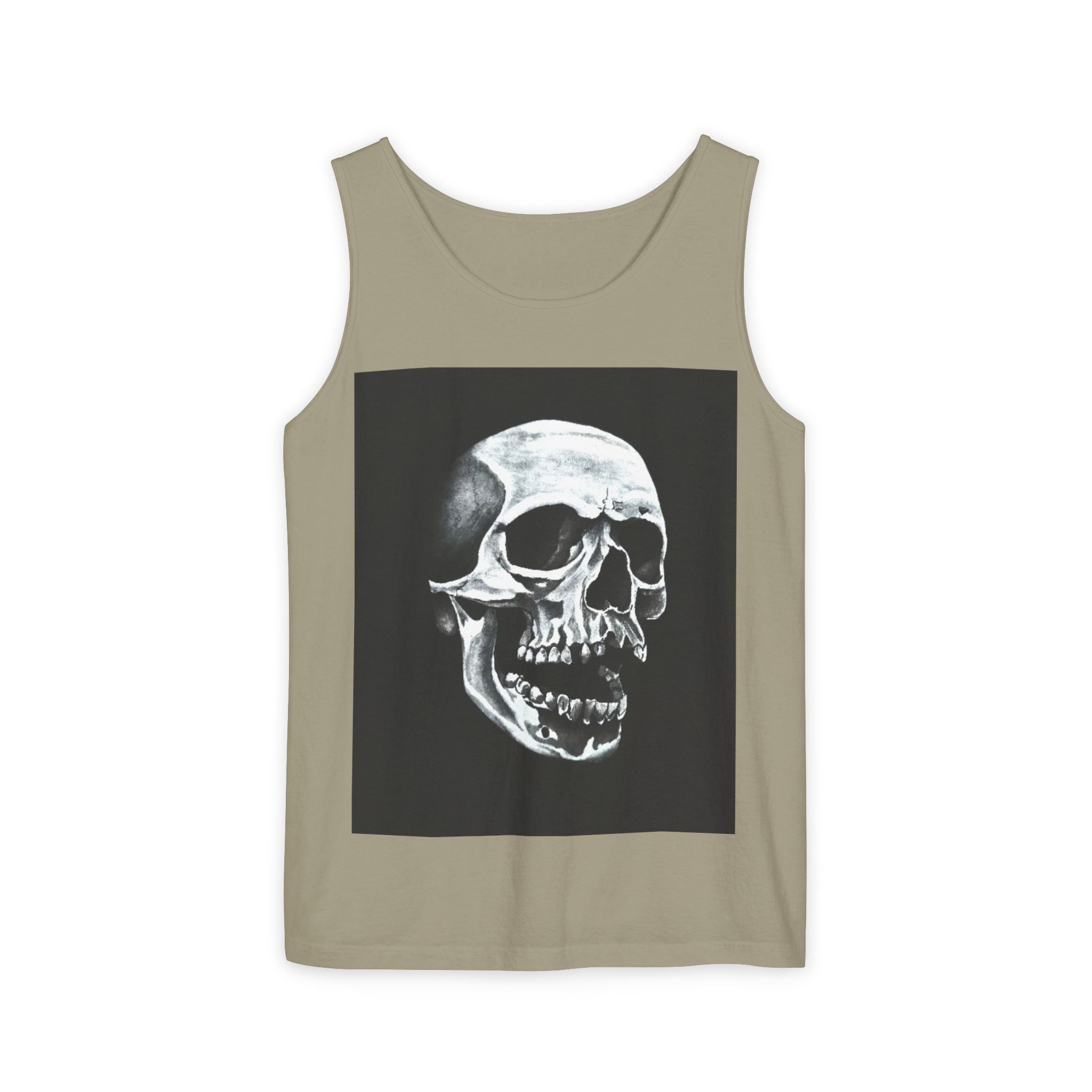 Shadowed Skull Tank Top
