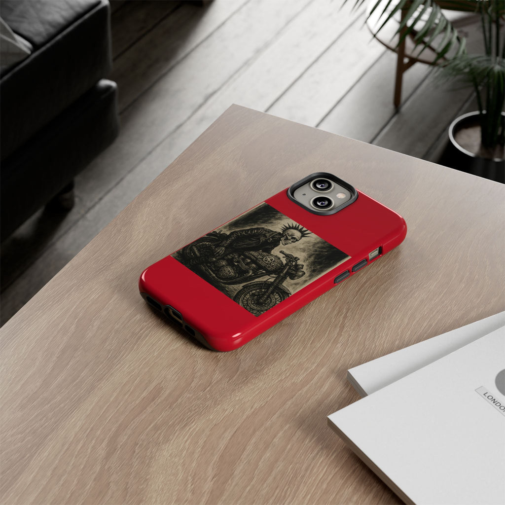 Gothic Punk Biker Skeleton Cases