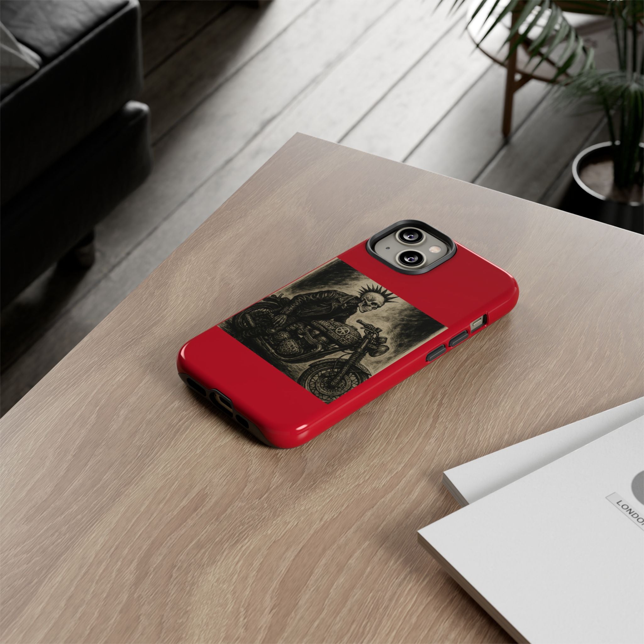 Gothic Punk Biker Skeleton Cases