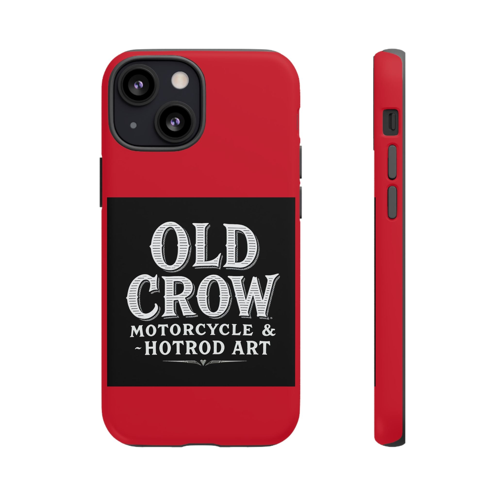 Classic Old Crow Garage Typography Cases