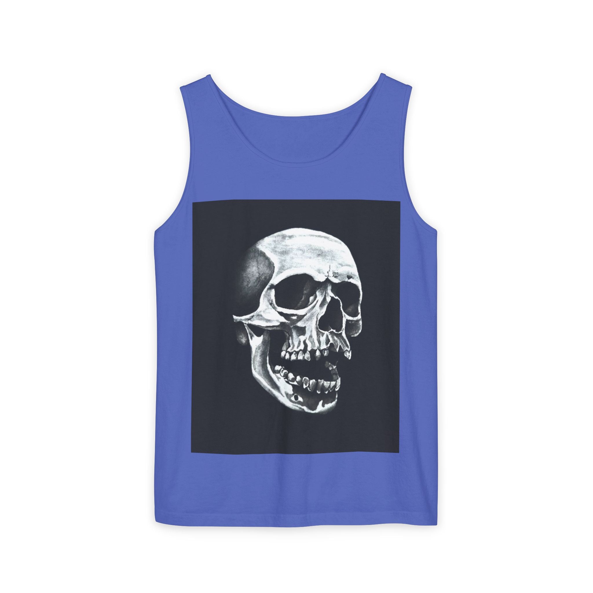 Shadowed Skull Tank Top