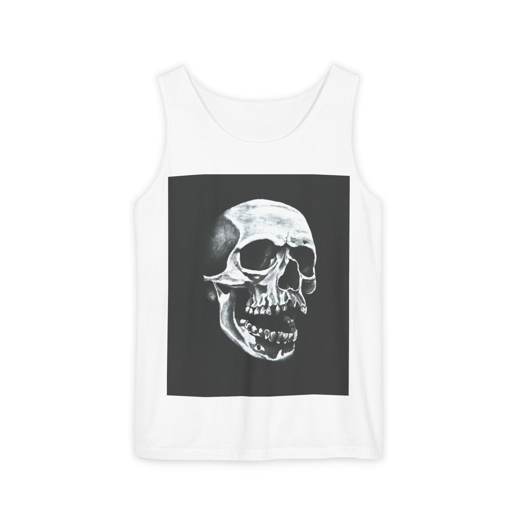 Shadowed Skull Tank Top