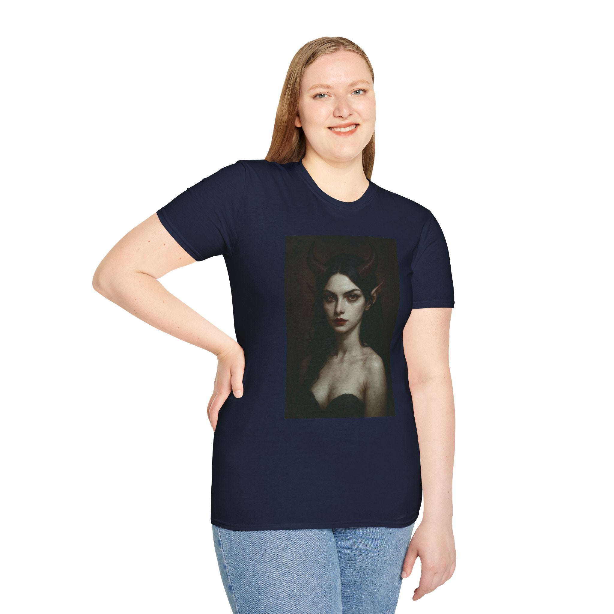 Dark Enchantress Portrait T-Shirt