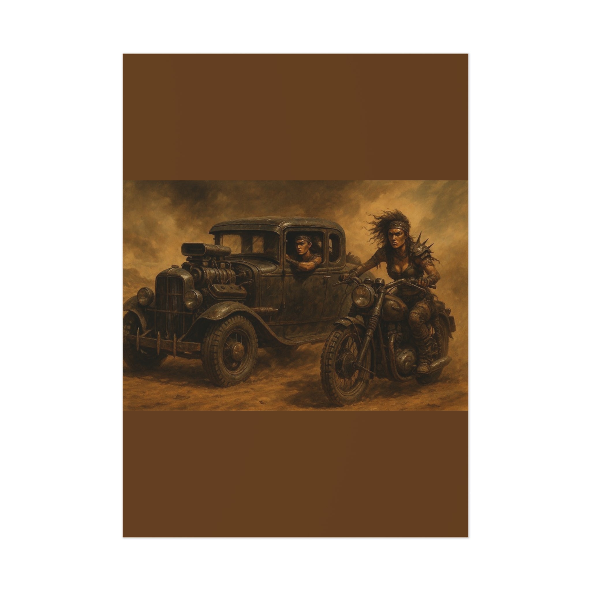 Full Throttle Fury Art Print, Uncoated Poster for Home Decor
