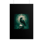 Mystical Raven Art Poster | Dark Aesthetic Wall Decor for Home
