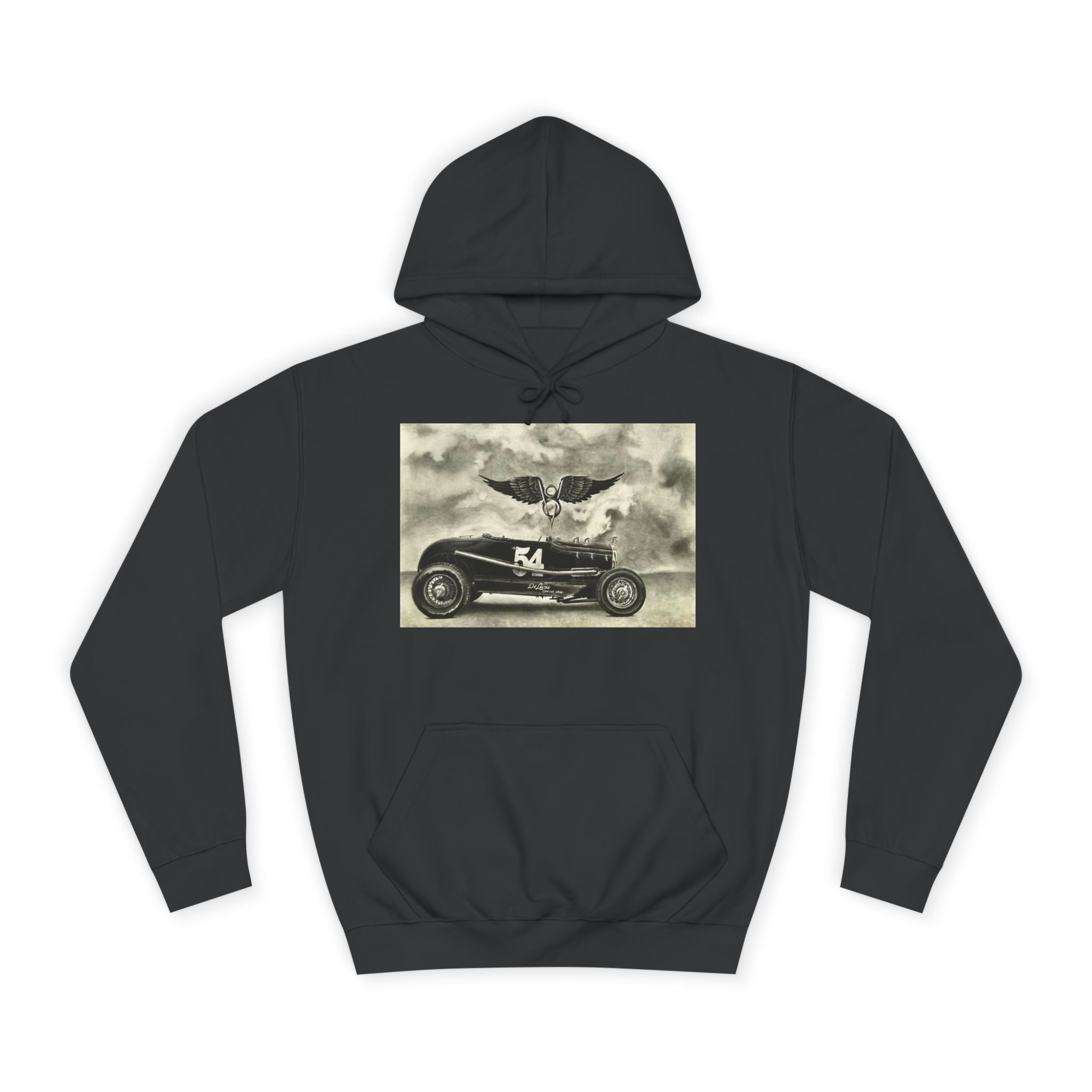 No. 54 Winged Hotrod Hoodie