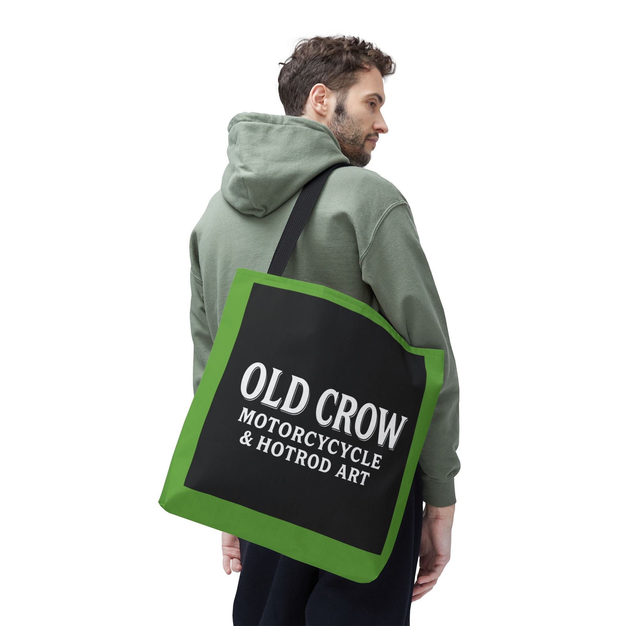 Old Crow Motorcycle & Hotrod Tote Bag
