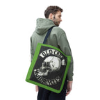Old Crow Motorcycles Skull Emblem Tote Bag