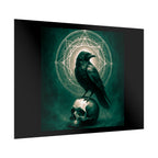 Mystical Raven Art Poster | Dark Aesthetic Wall Decor for Home