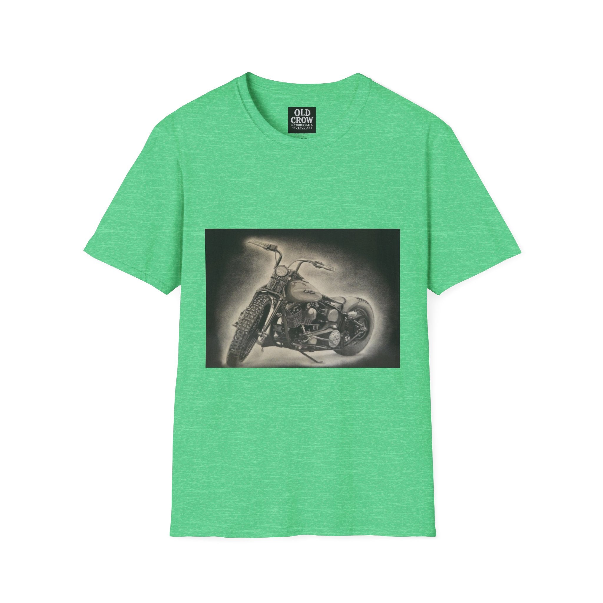 Custom Bobber Bike Canvas T-Shirt