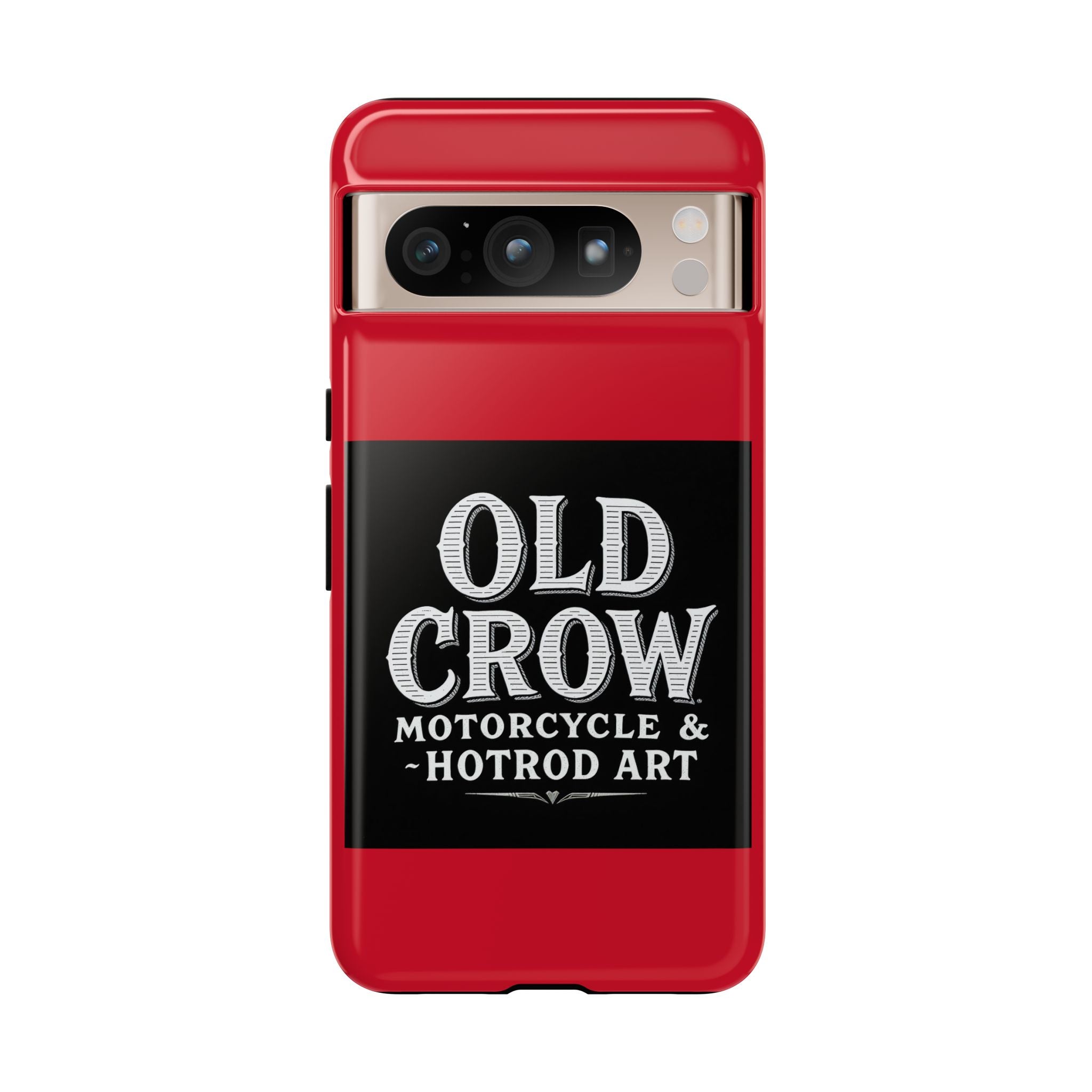 Classic Old Crow Garage Typography Cases