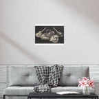 Guitars & Gasoline Art Poster, Music Wall Decor