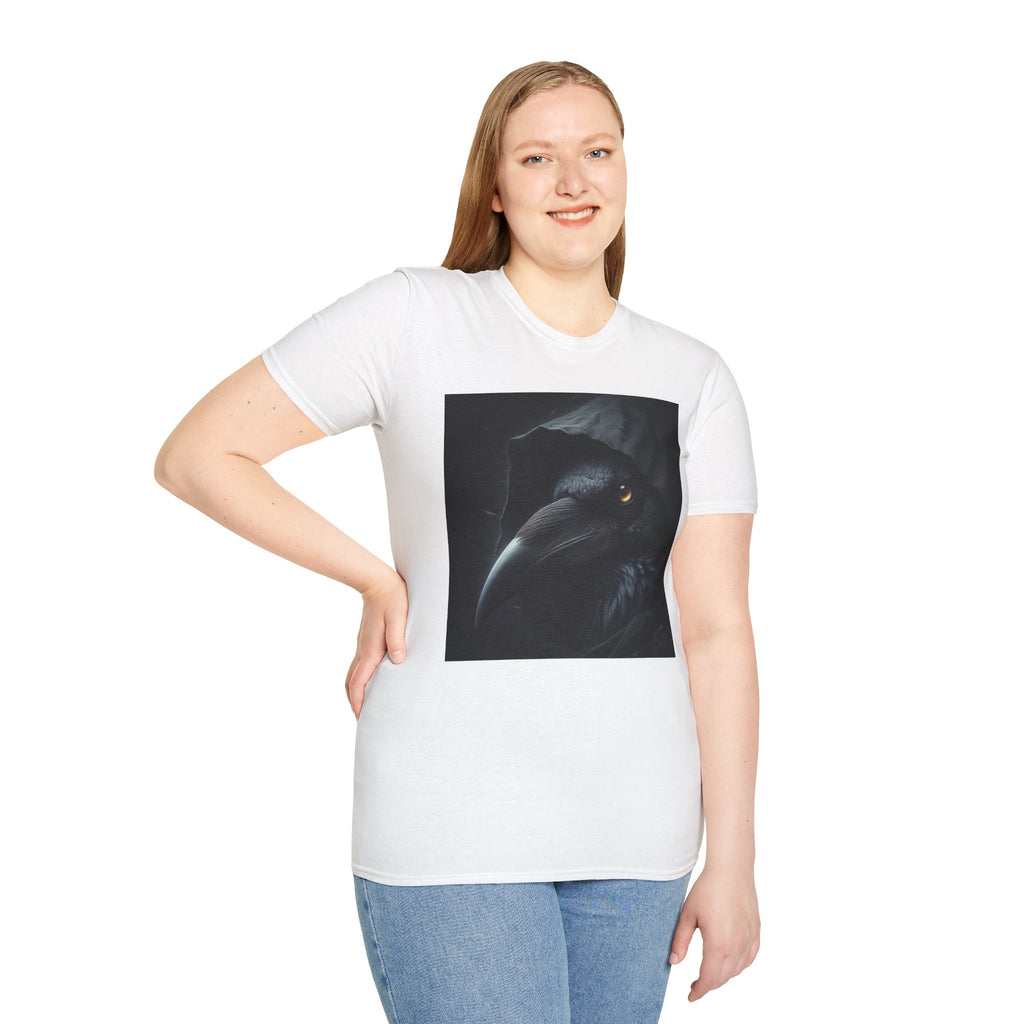 Mystical Crow in Hood T-Shirt