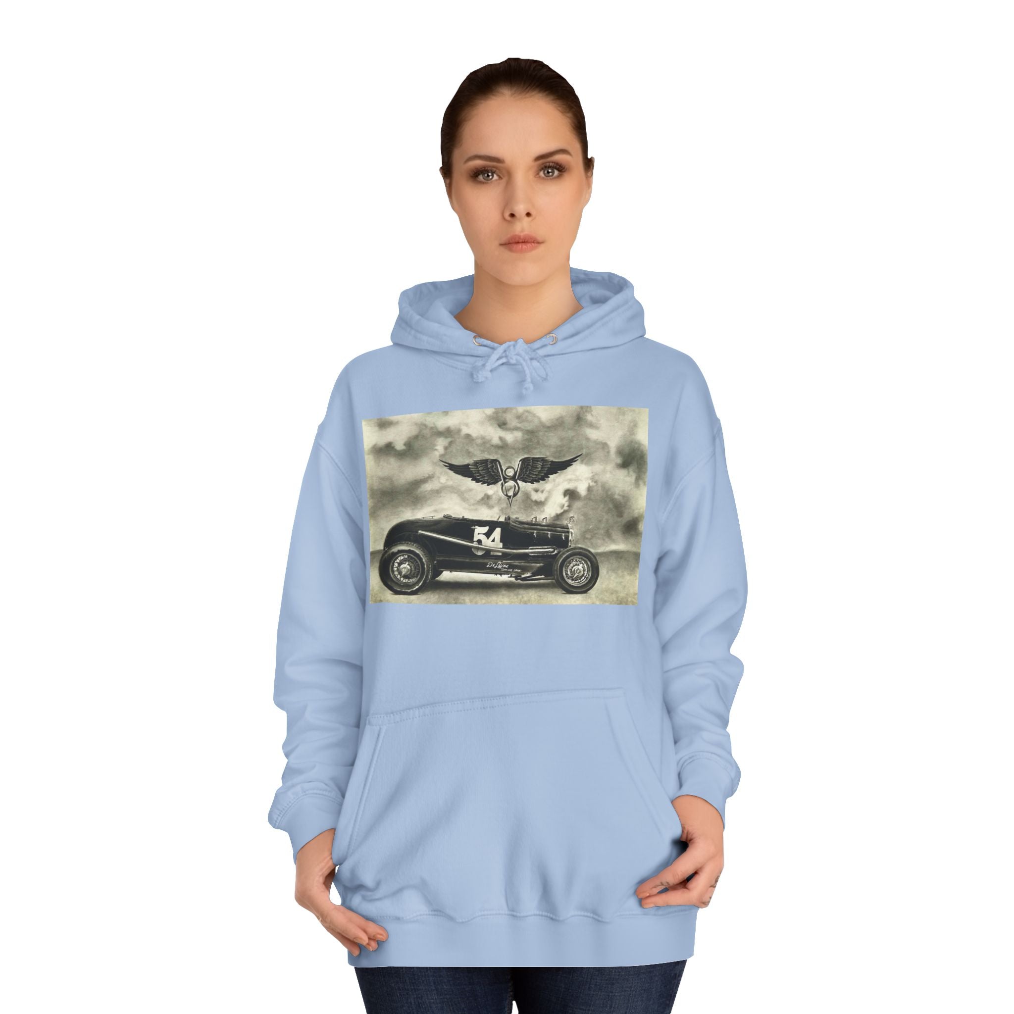 No. 54 Winged Hotrod Hoodie