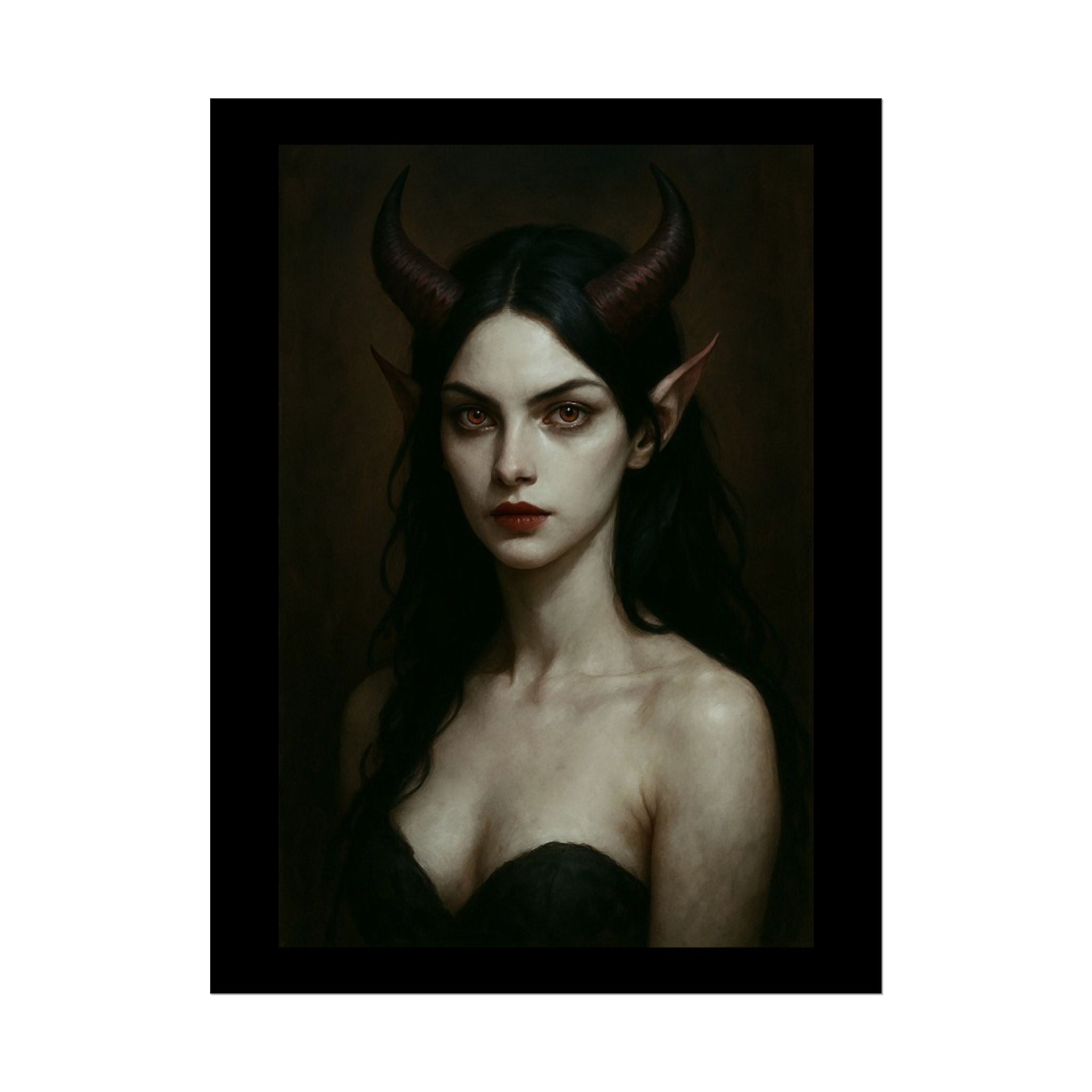 Gothic Art Rolled Posters, Dark Fantasy Wall Decor