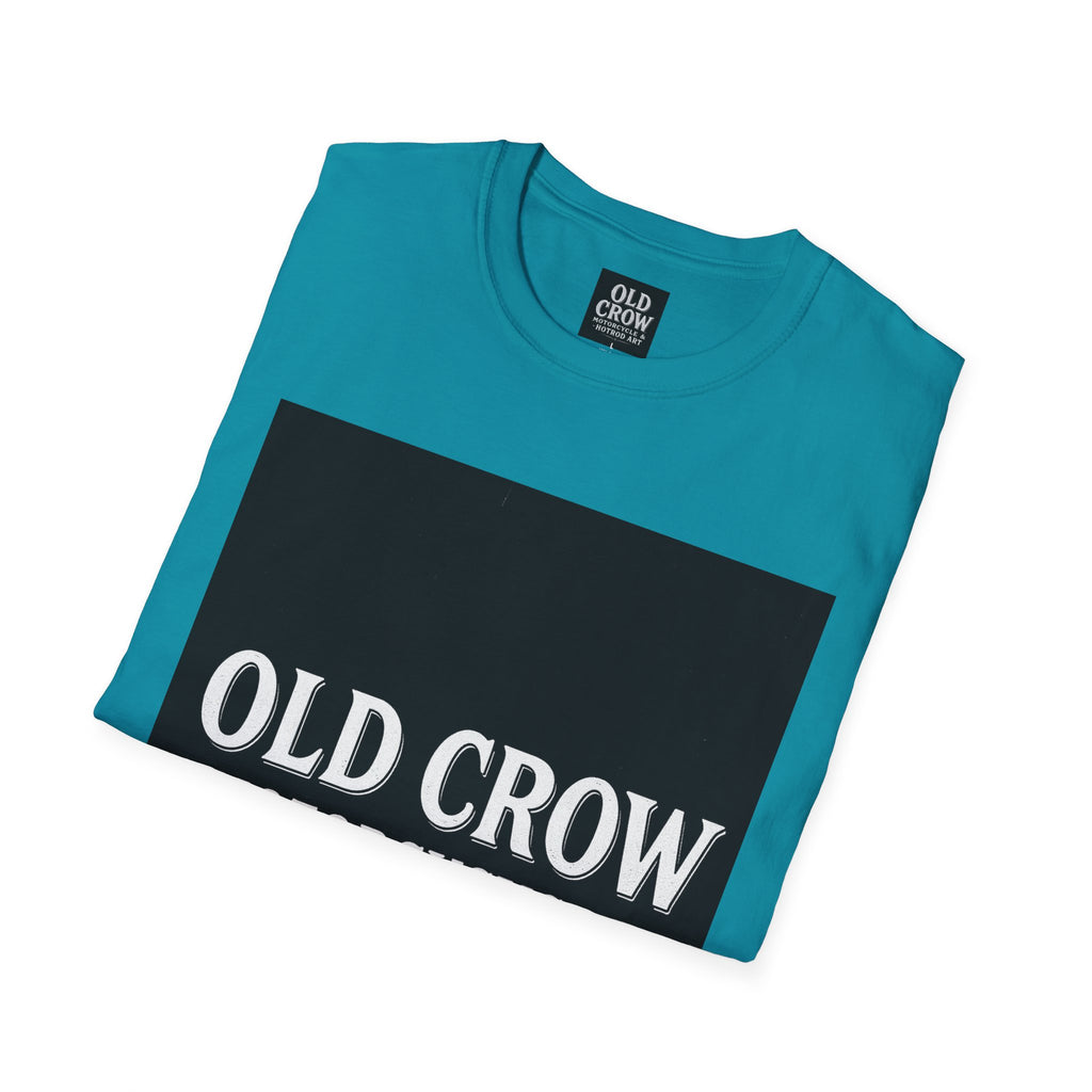 Old Crow Motorcycle & Hotrod Art  T-Shirt