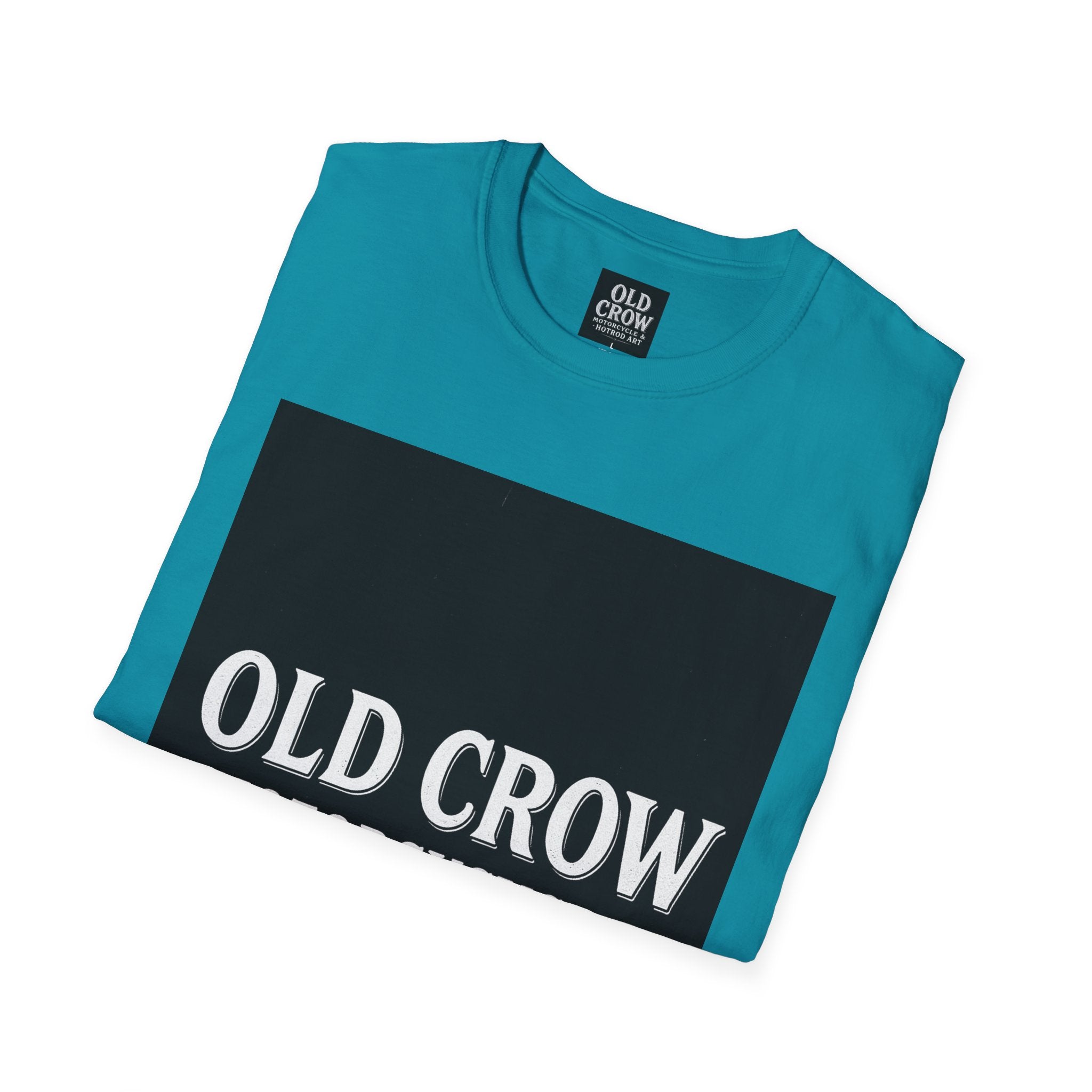 Old Crow Motorcycle & Hotrod Art  T-Shirt