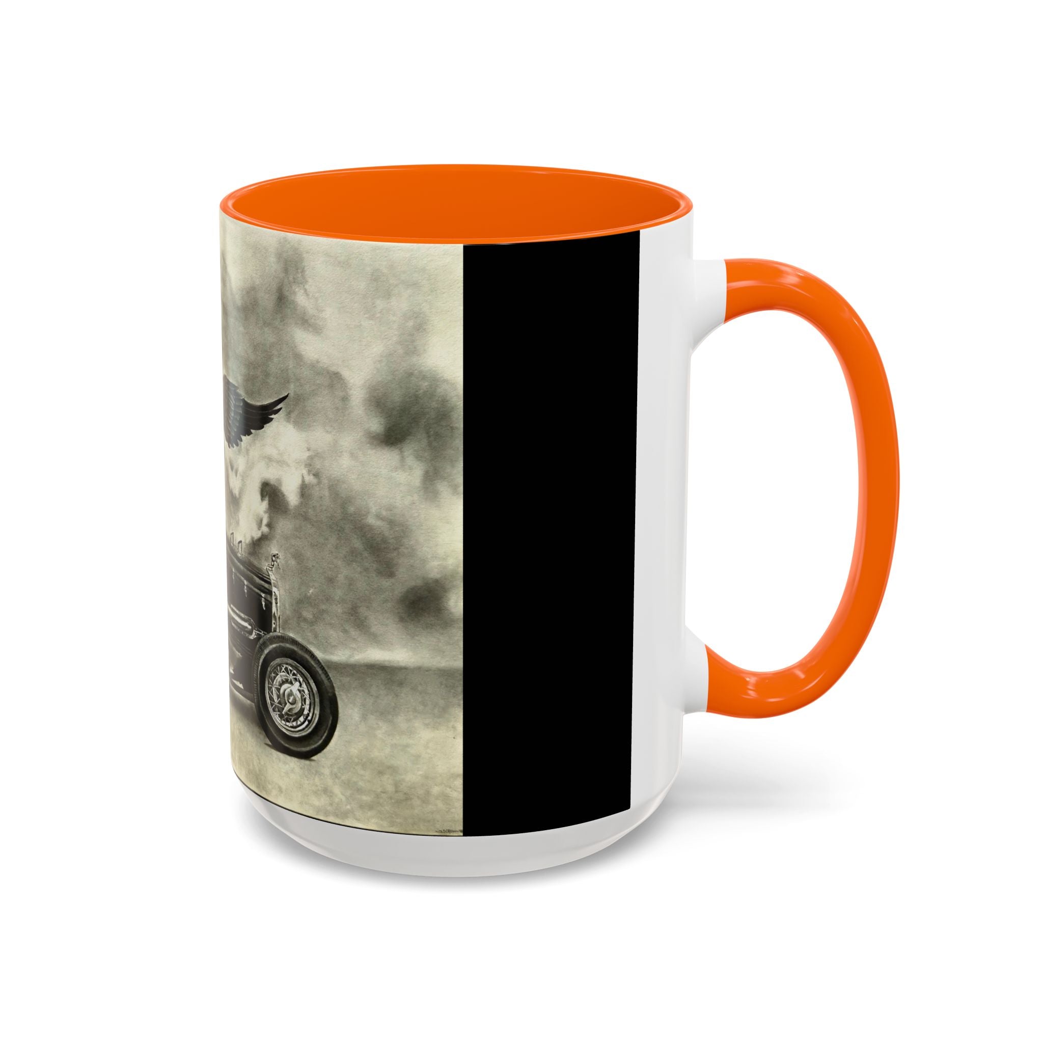 8 Vintage Racing Accent Coffee Mug