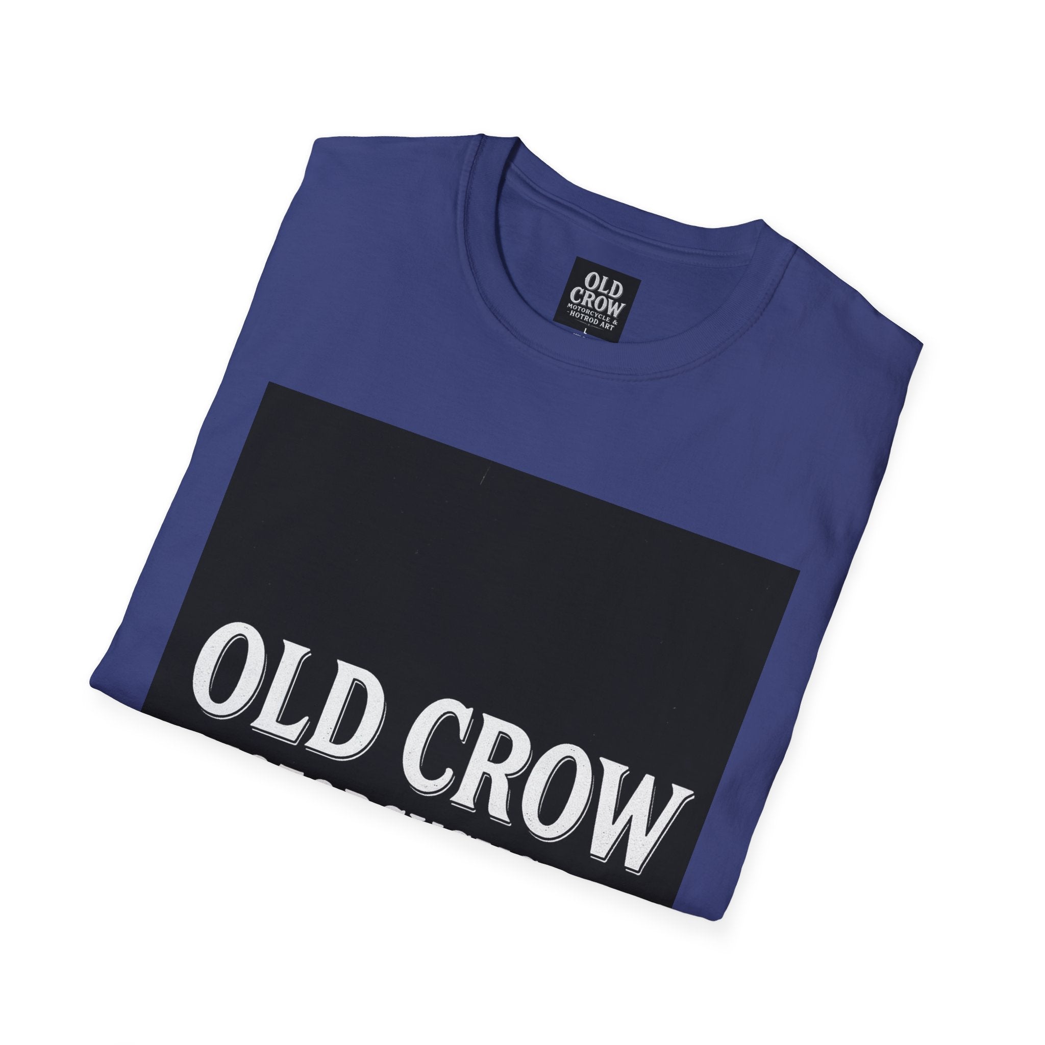 Old Crow Motorcycle & Hotrod Art  T-Shirt