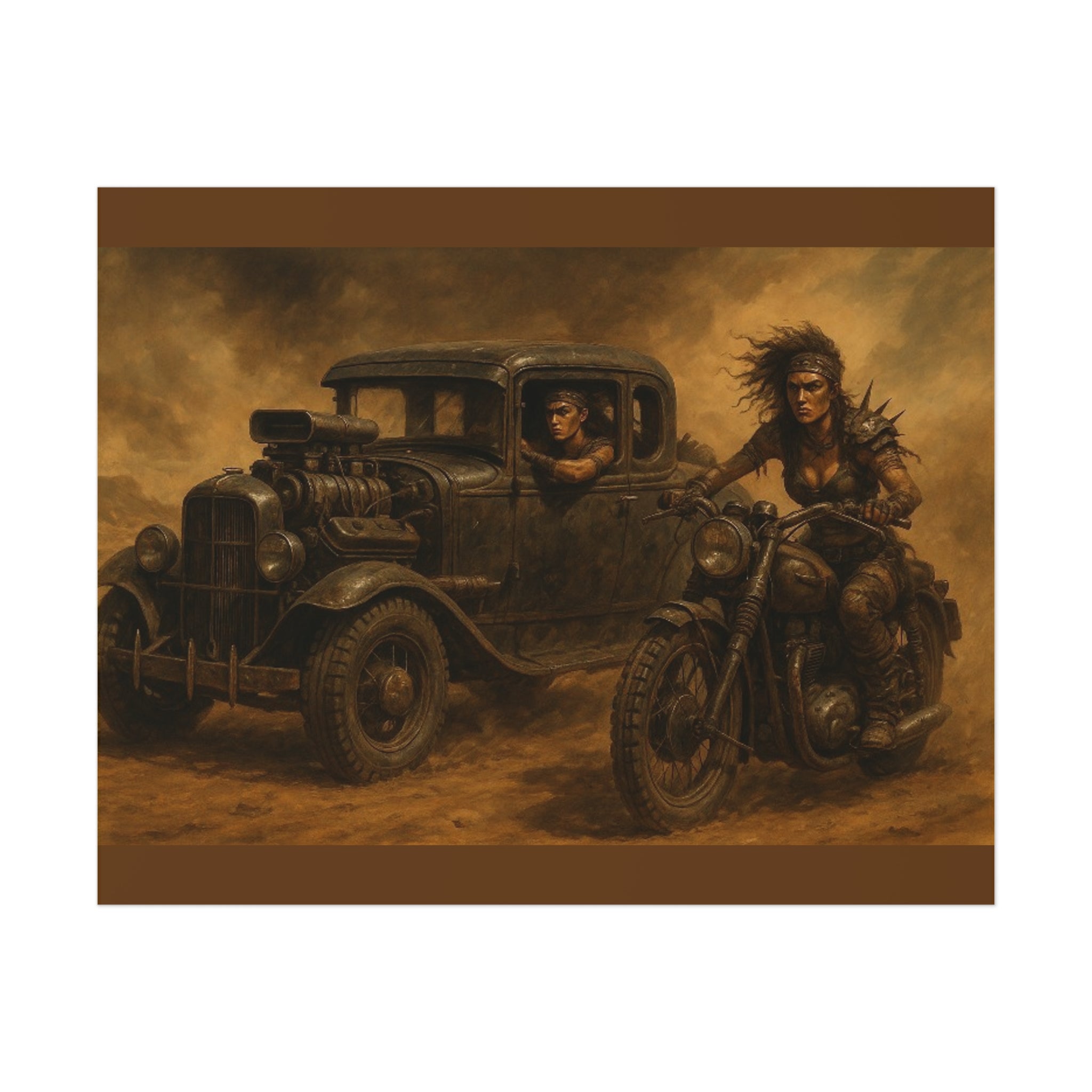 Full Throttle Fury Art Print, Uncoated Poster for Home Decor