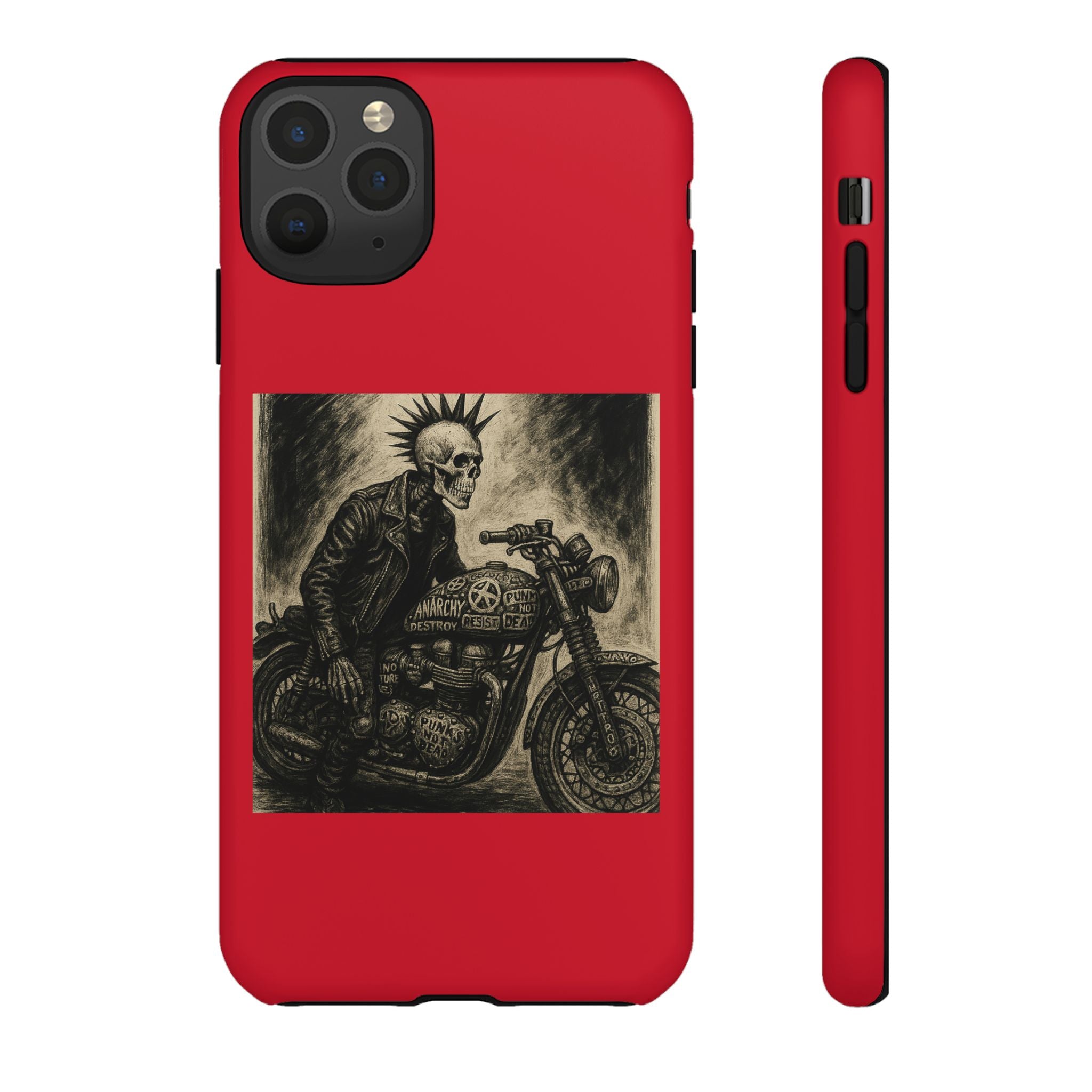 Gothic Punk Biker Skeleton Cases