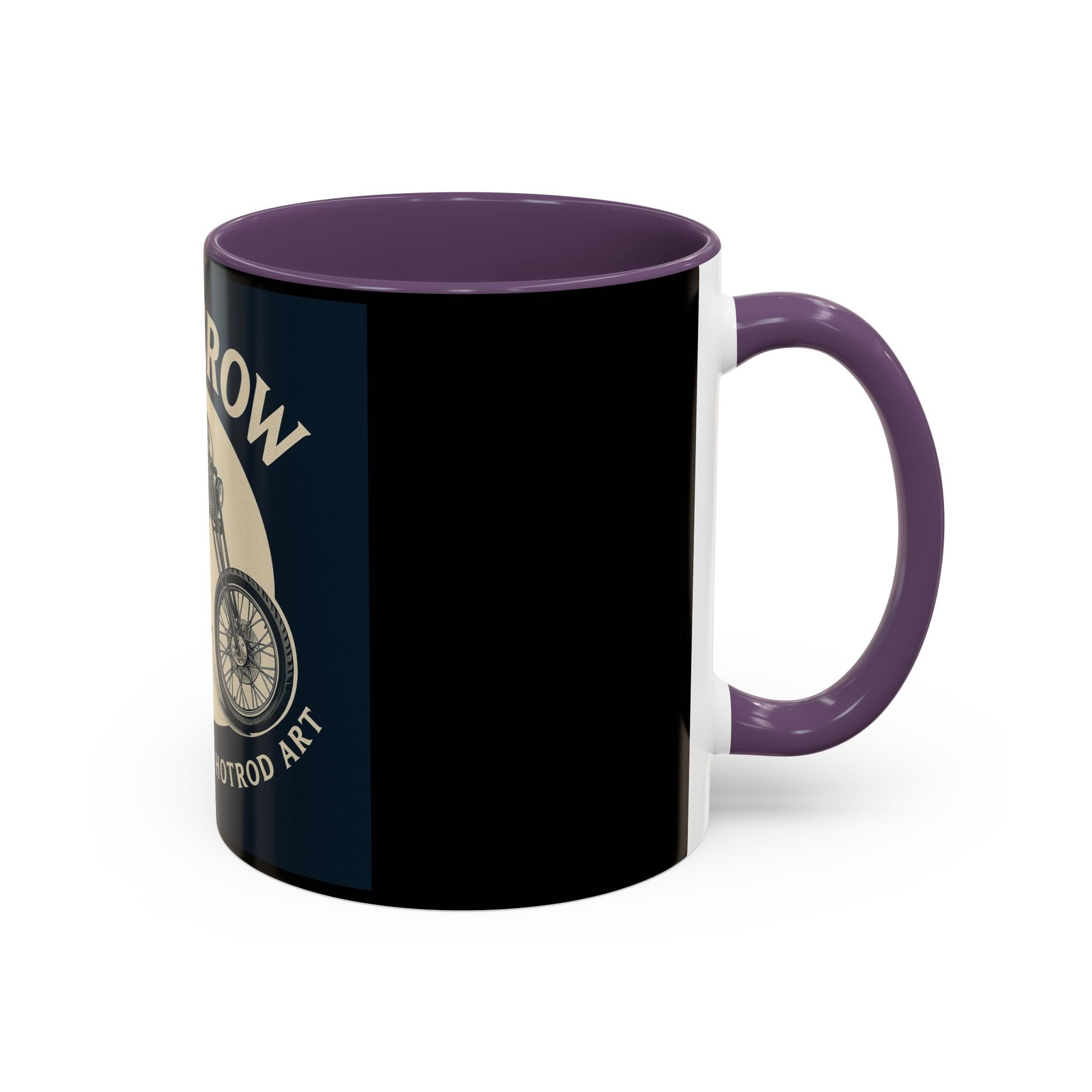 4 Old Crow Motorcycle Art Coffee Mug