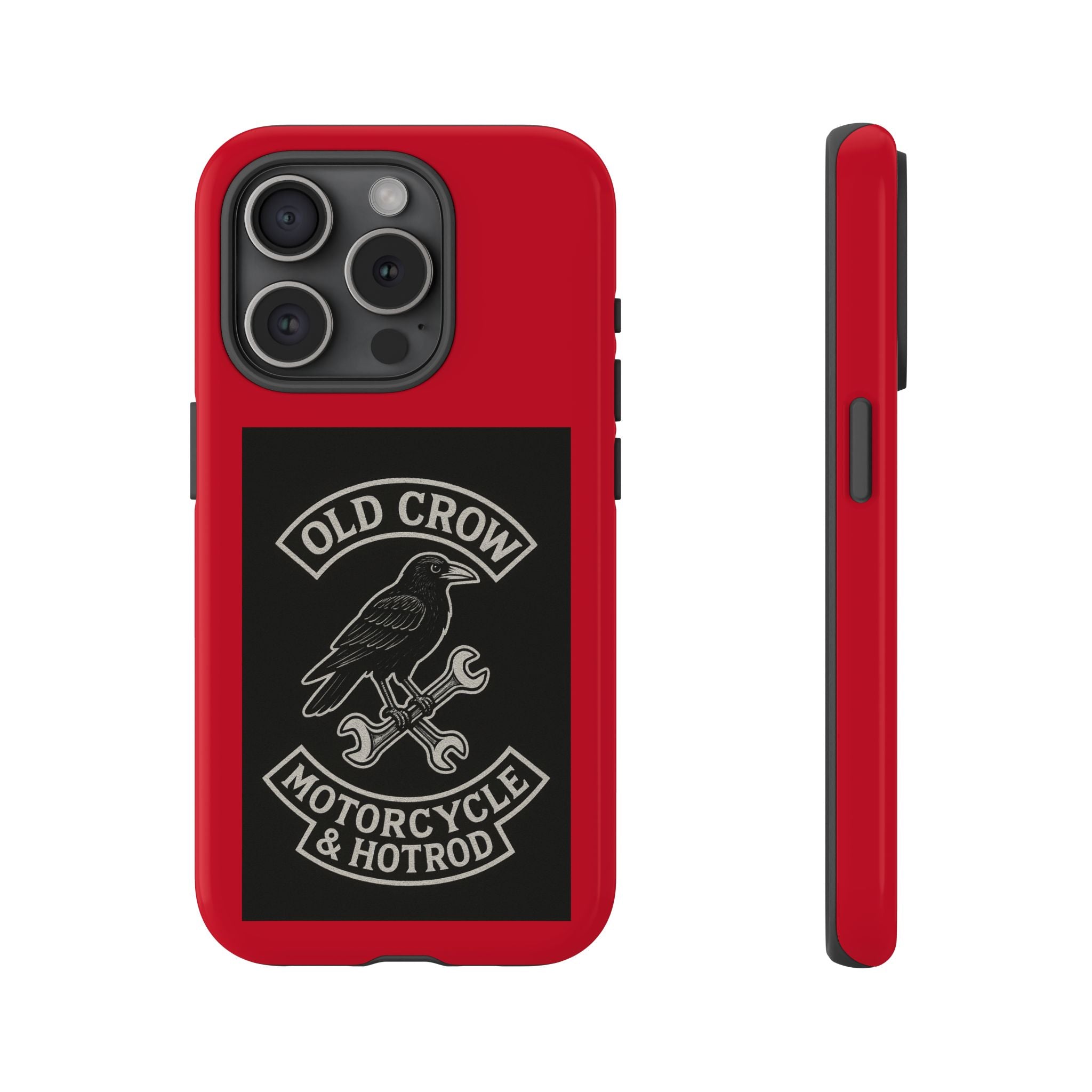 Old Crow Garage Retro Hotrod Rider Cases